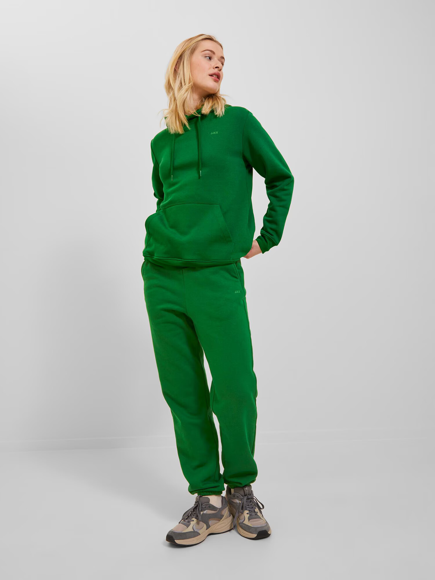 JJXX Pantaloni 'ABBIE' verde iarbă - Pled.ro