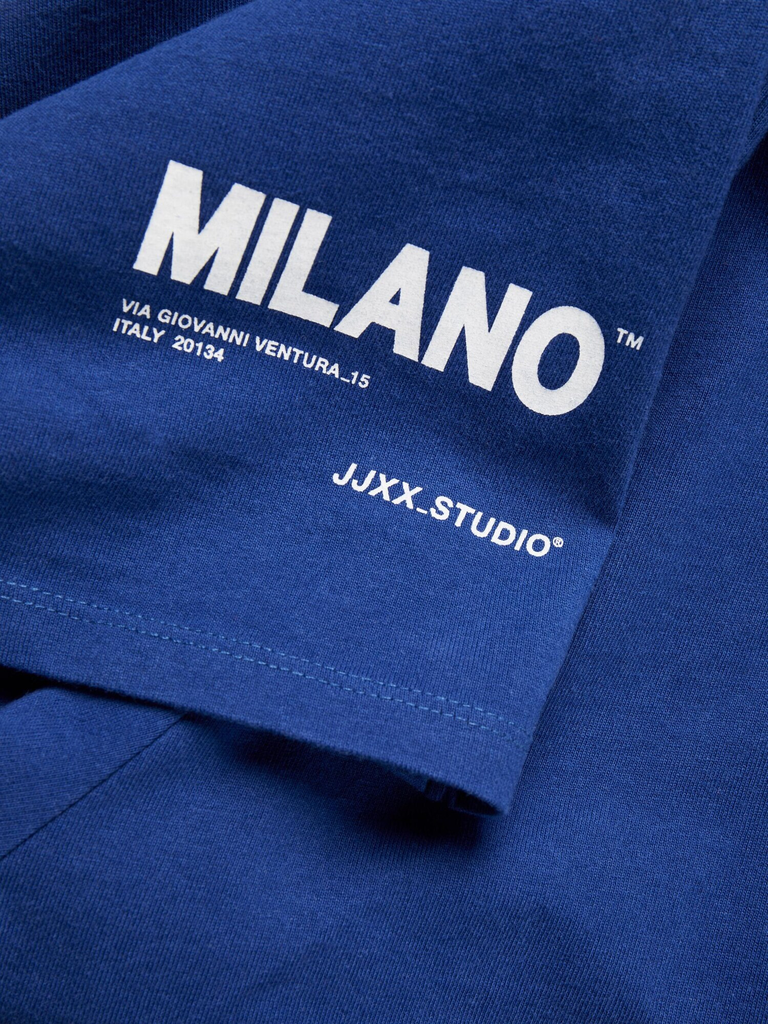 JJXX Pantaloni 'Bali' bleumarin / alb - Pled.ro