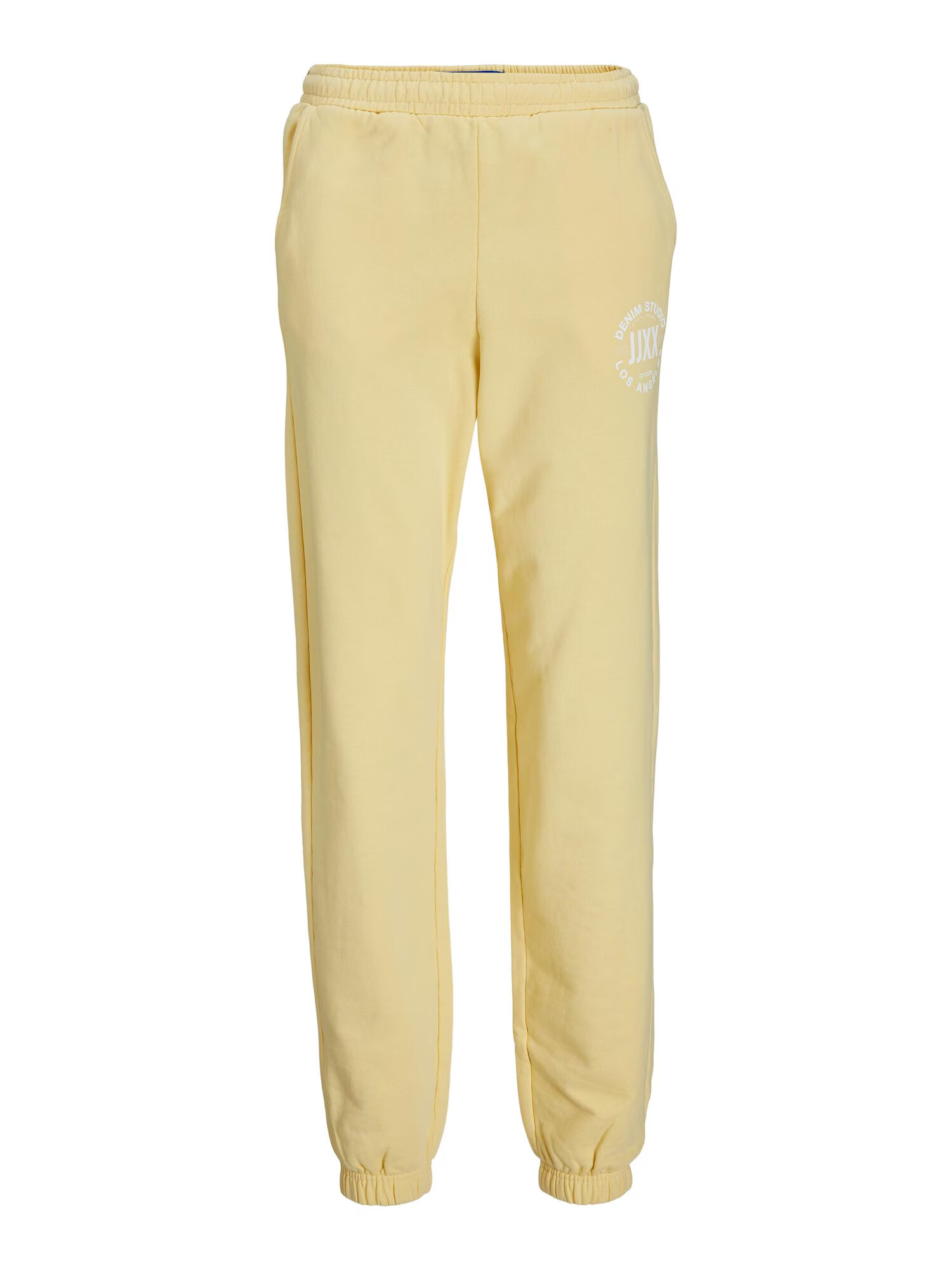 JJXX Pantaloni 'Bianca' galben deschis / alb - Pled.ro