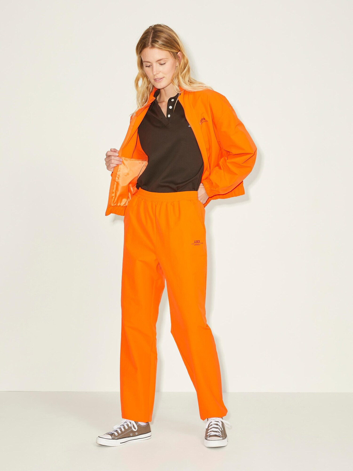 JJXX Pantaloni 'HAILEY' roșu orange - Pled.ro