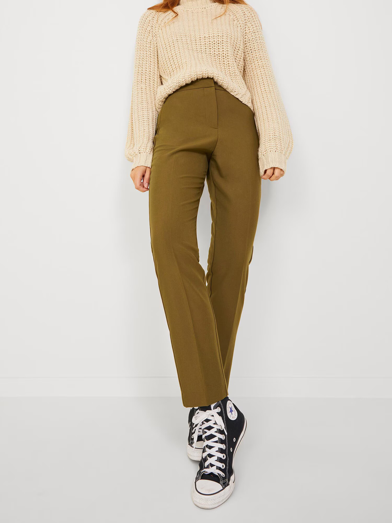 JJXX Pantaloni 'Katie' kaki - Pled.ro