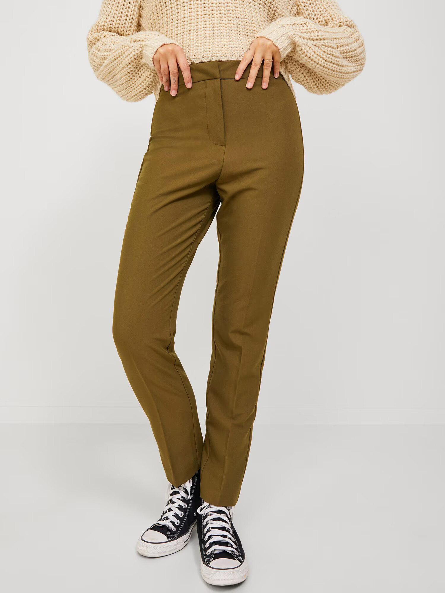 JJXX Pantaloni 'Katie' kaki - Pled.ro