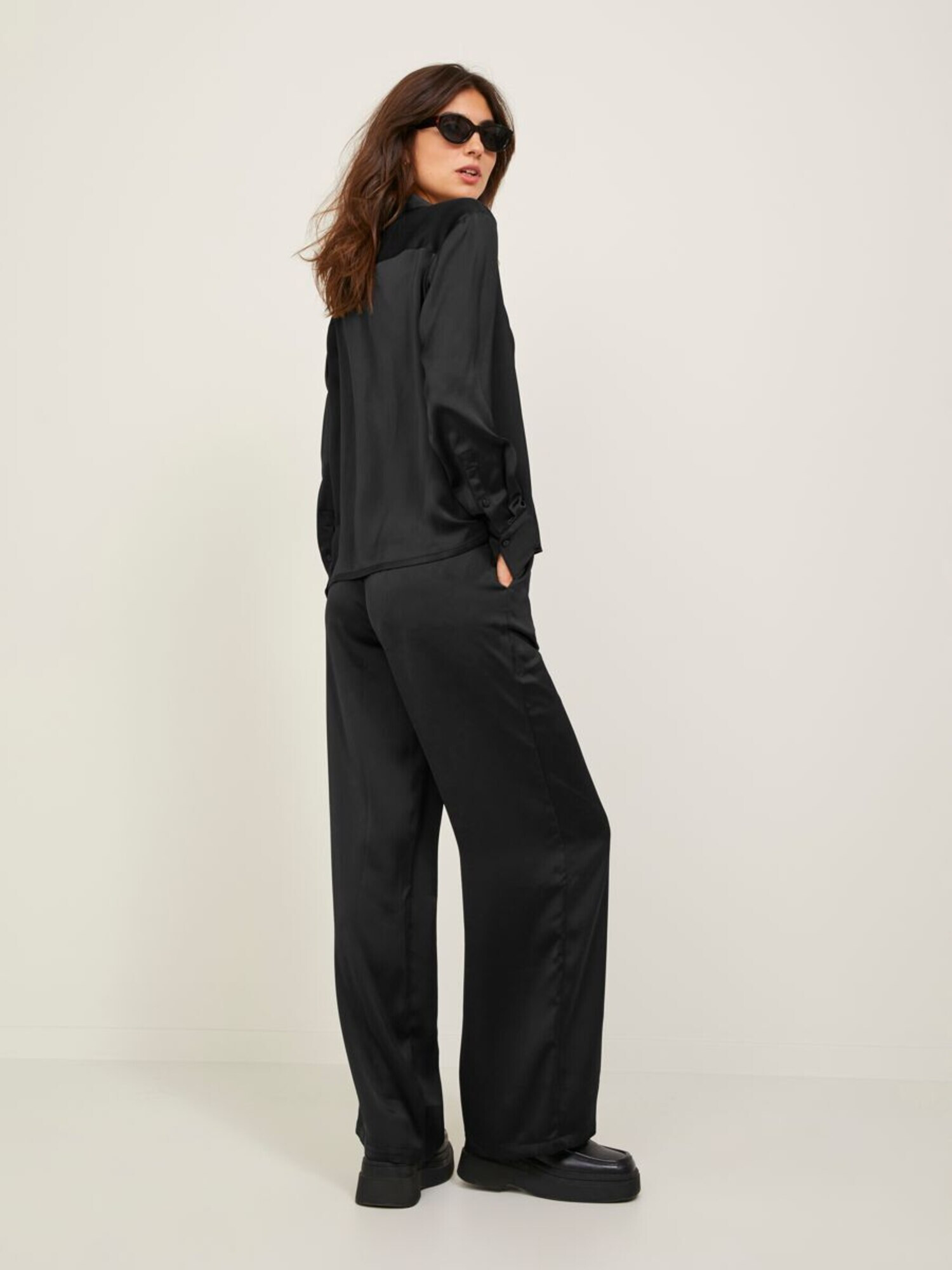 JJXX Pantaloni negru - Pled.ro