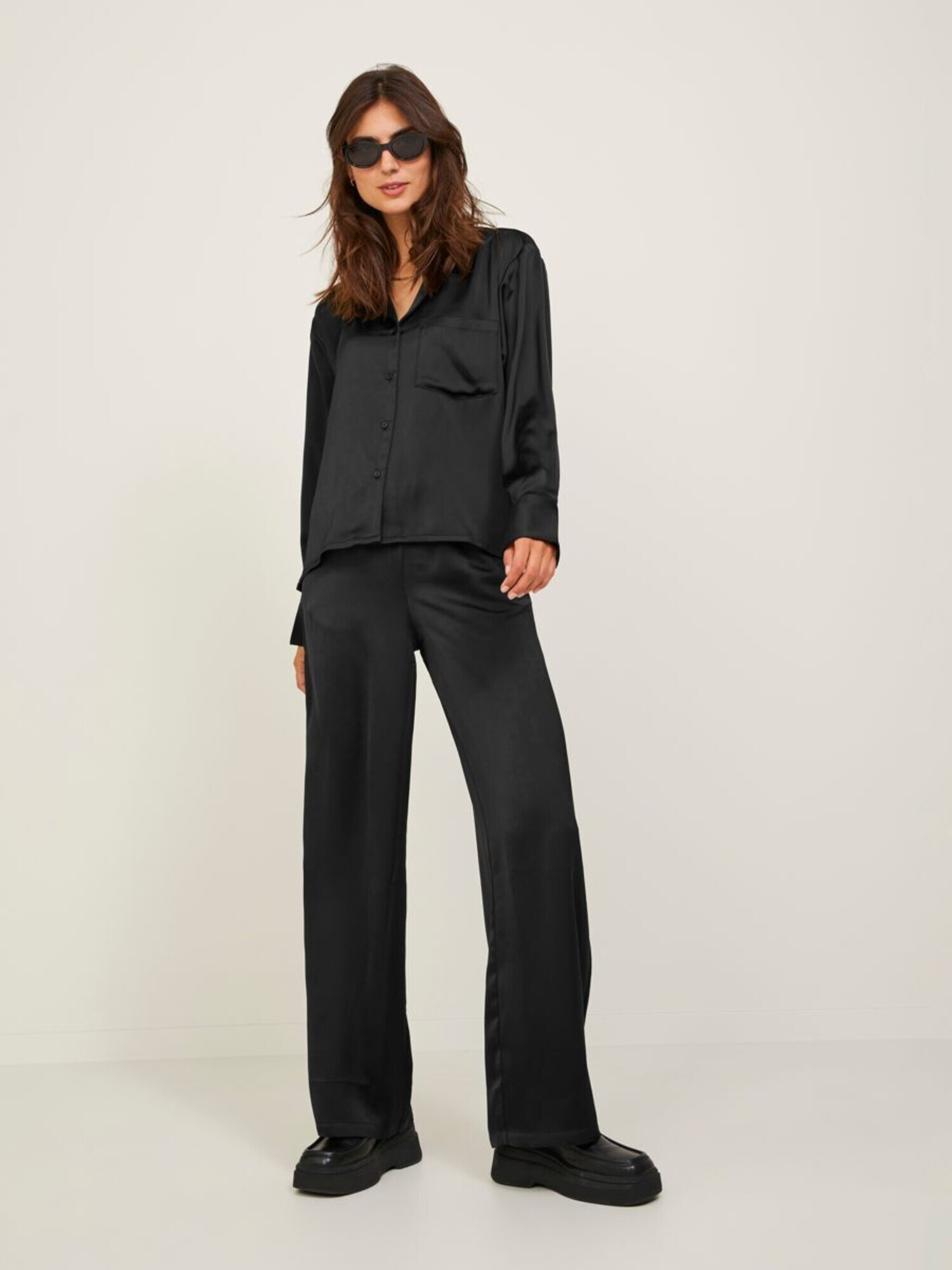 JJXX Pantaloni negru - Pled.ro