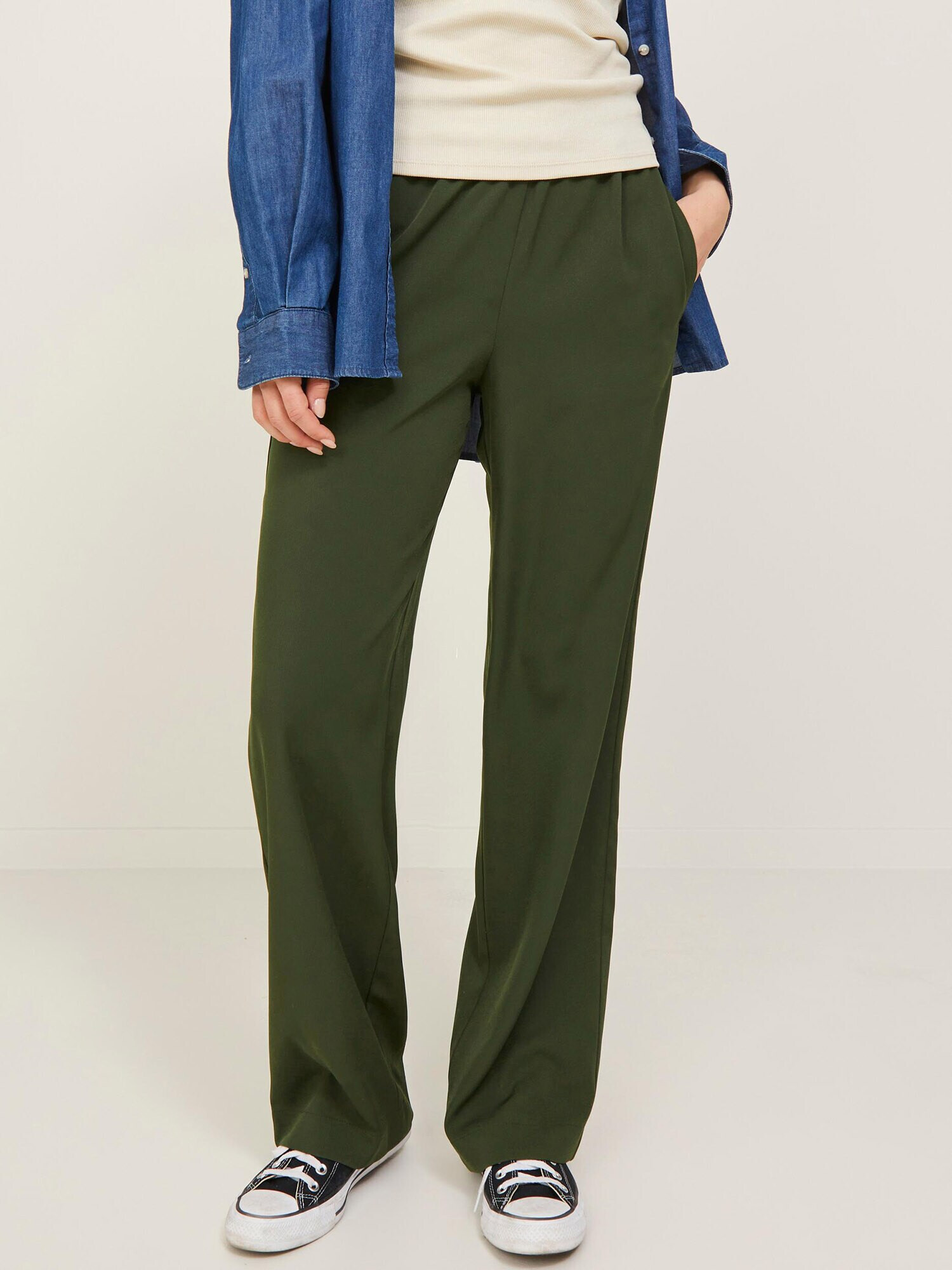 JJXX Pantaloni 'Poppy' oliv - Pled.ro