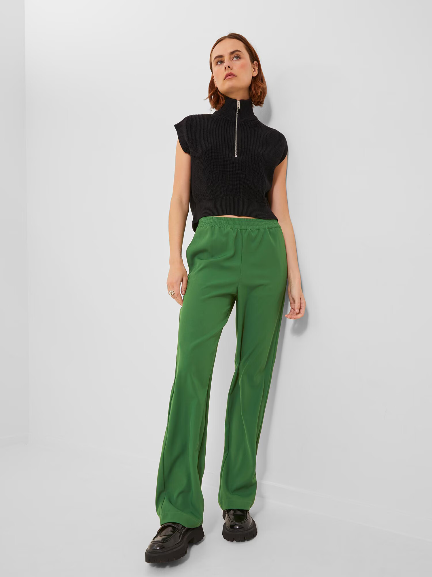 JJXX Pantaloni 'Poppy' verde - Pled.ro