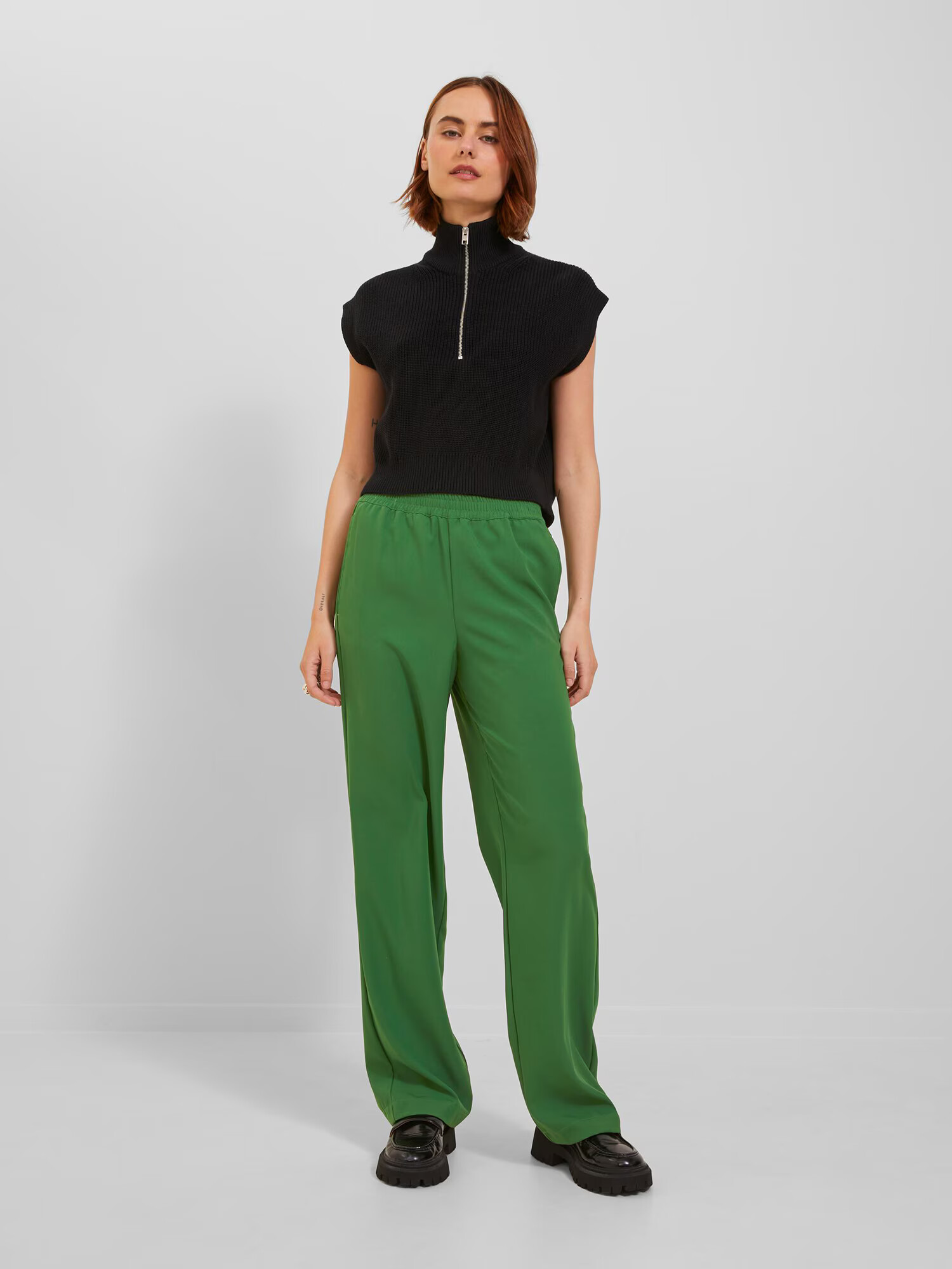 JJXX Pantaloni 'Poppy' verde - Pled.ro