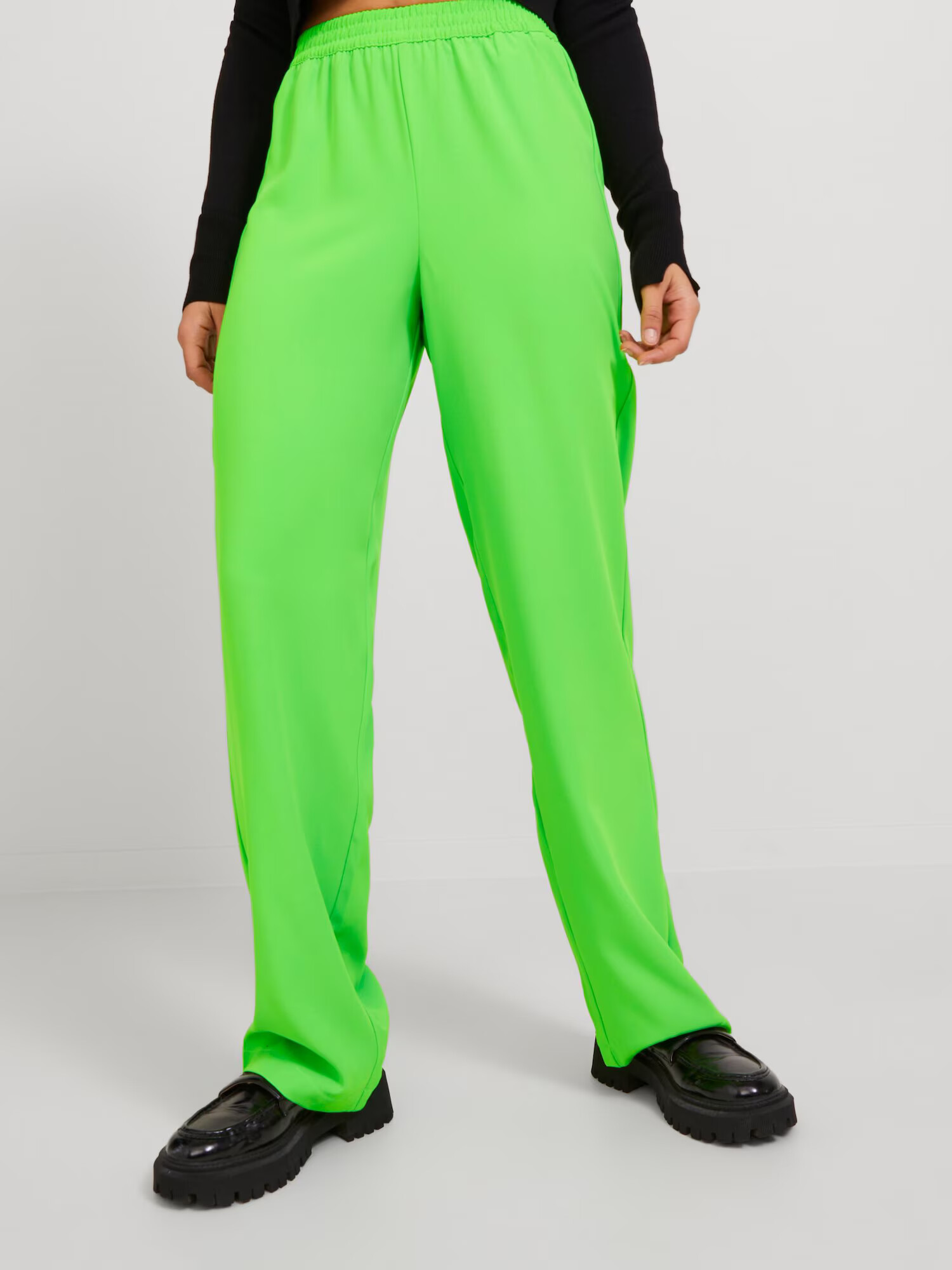 JJXX Pantaloni 'Poppy' verde limetă - Pled.ro