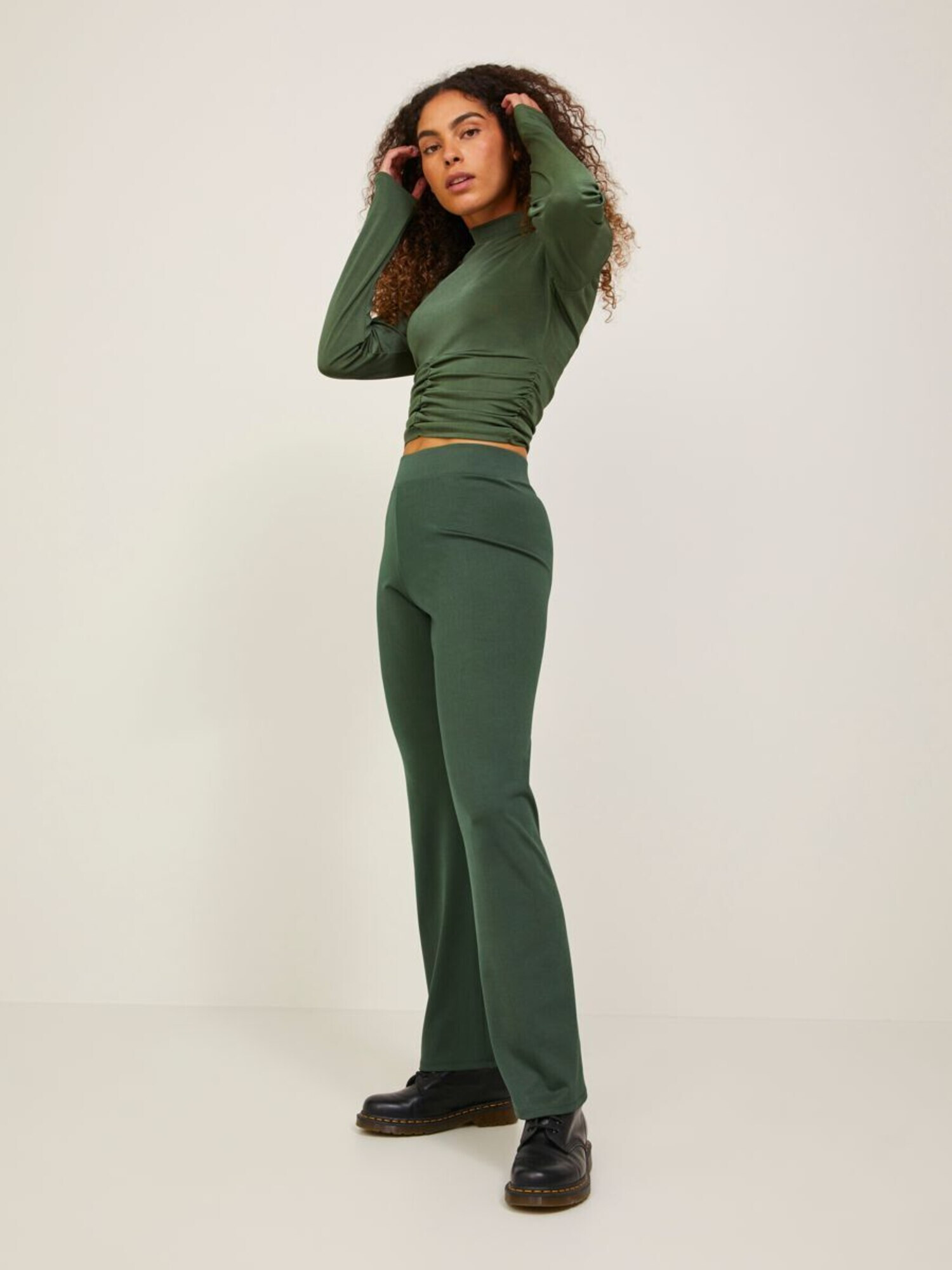 JJXX Pantaloni verde - Pled.ro