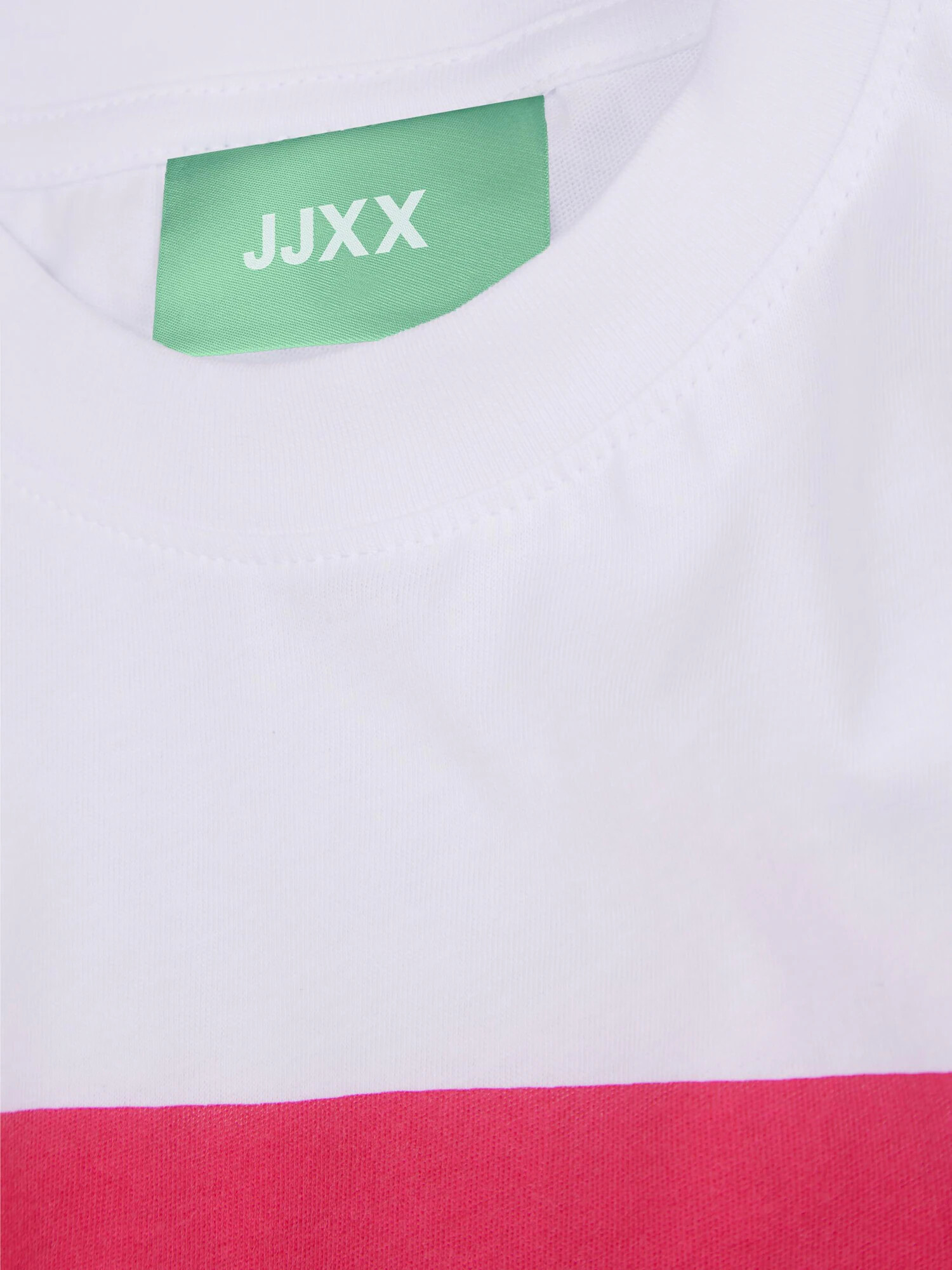 JJXX Tricou 'AMBER' roz / alb - Pled.ro