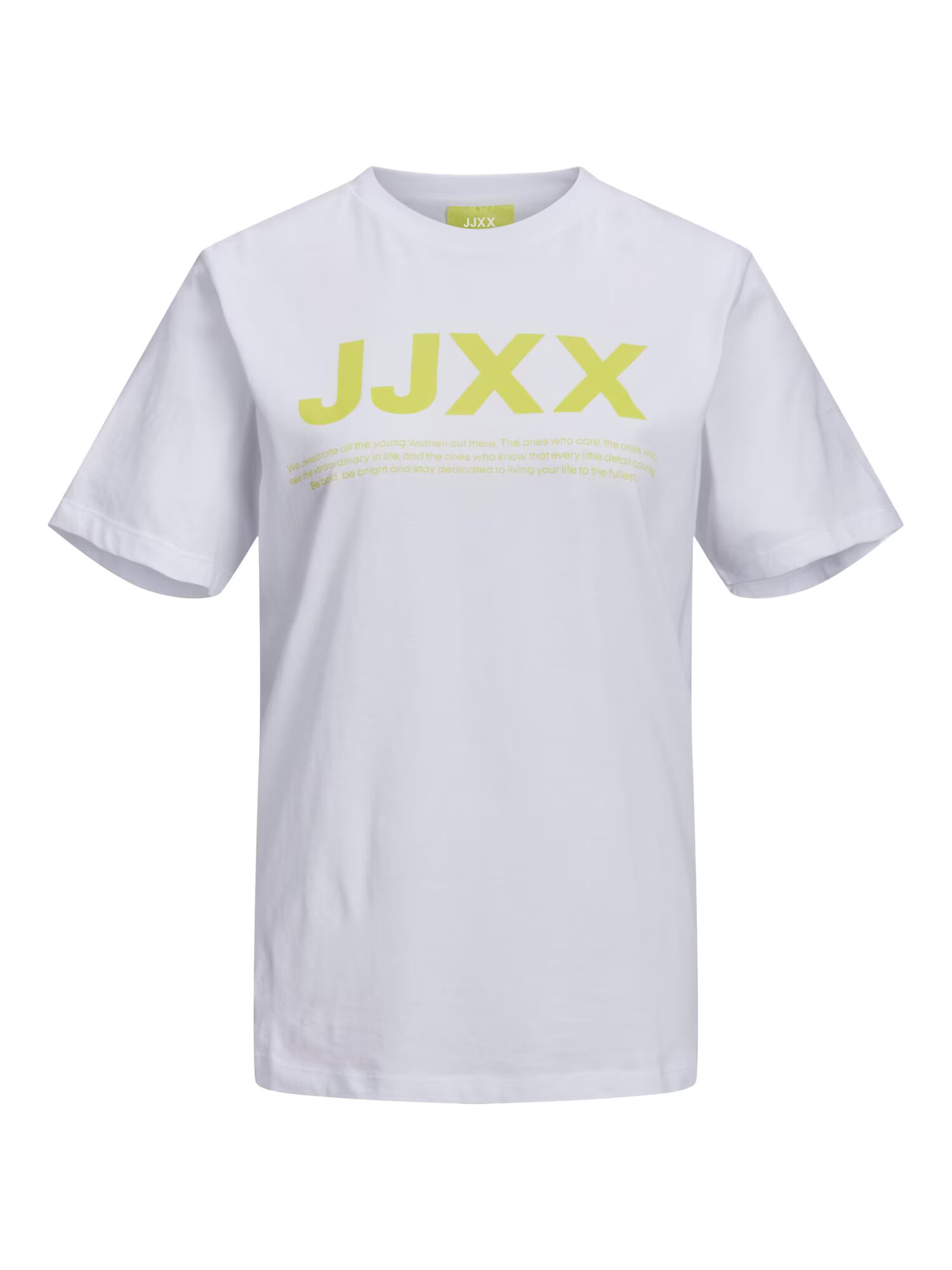 JJXX Tricou 'Anna' galben citron / alb - Pled.ro