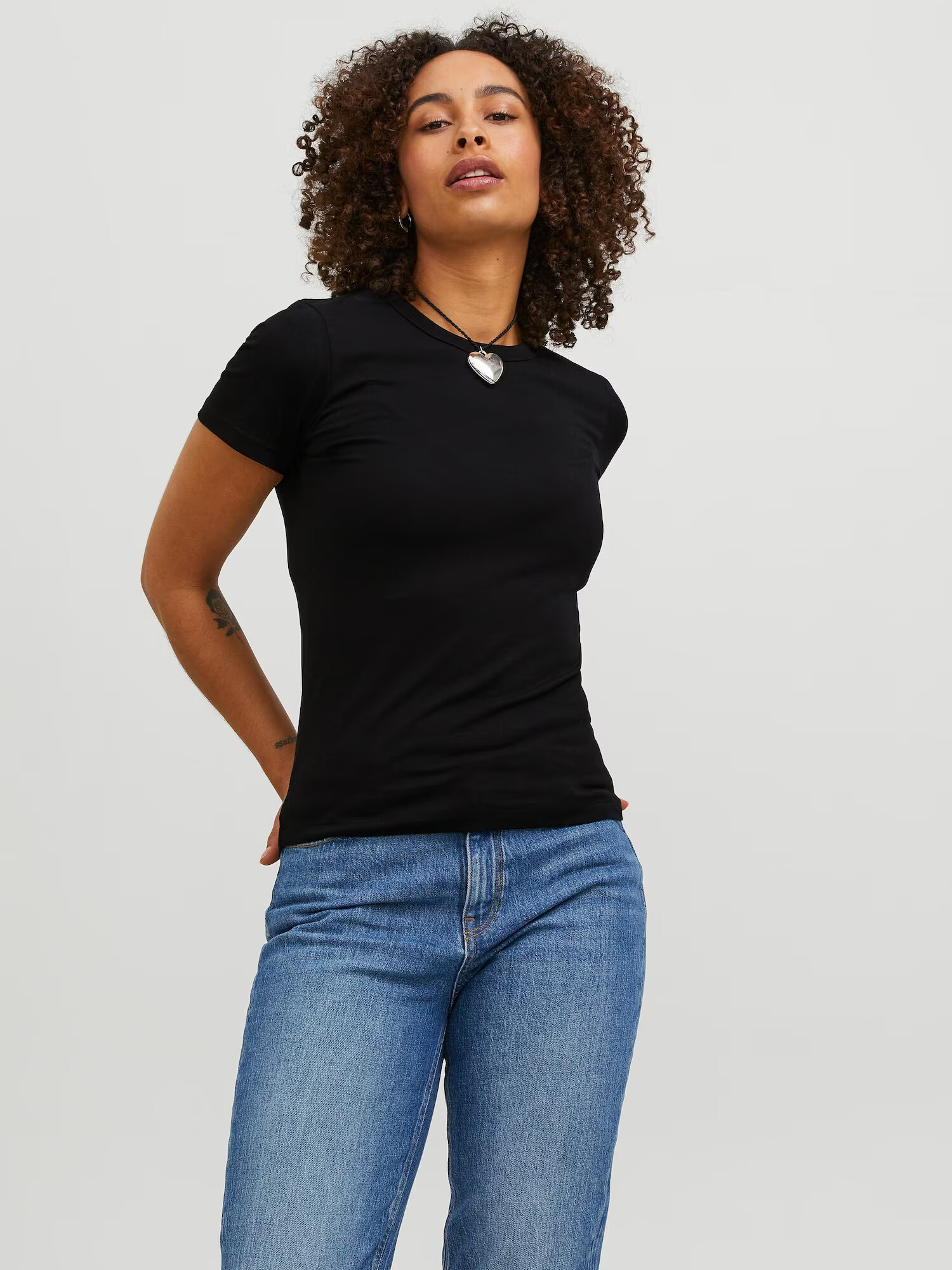 JJXX Tricou 'GIGI' negru - Pled.ro