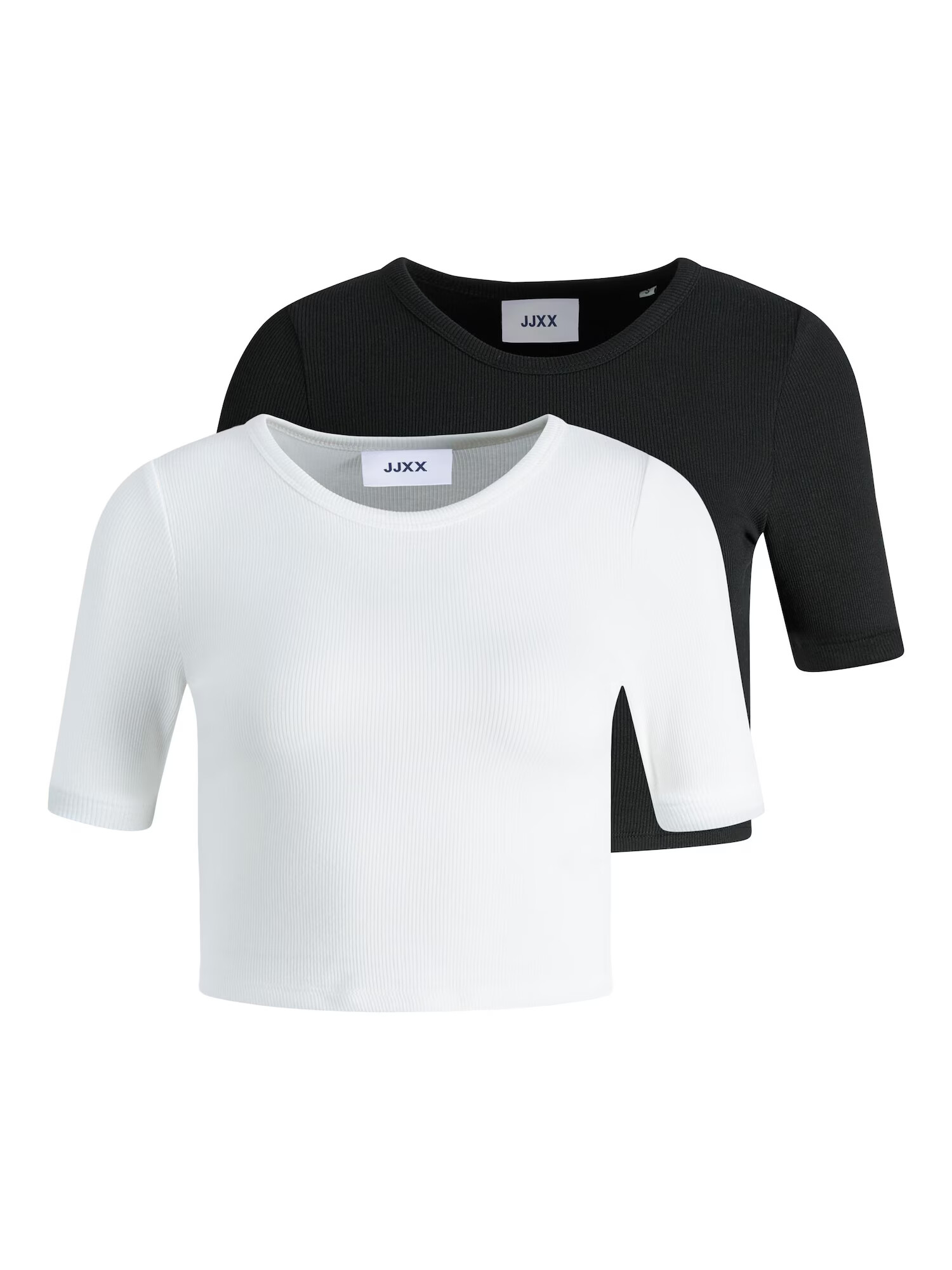 JJXX Tricou 'LORIE' negru / alb - Pled.ro