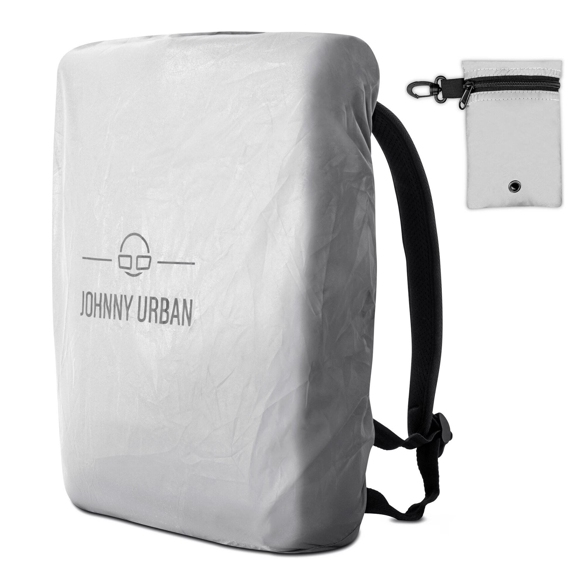 Johnny Urban Rucsac gri argintiu / negru - Pled.ro