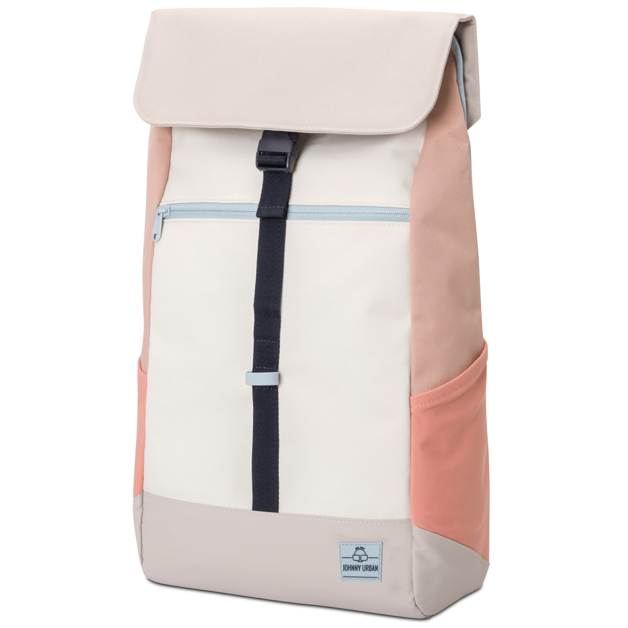 Johnny Urban Rucsac 'Mika' crem / gri deschis / roz - Pled.ro