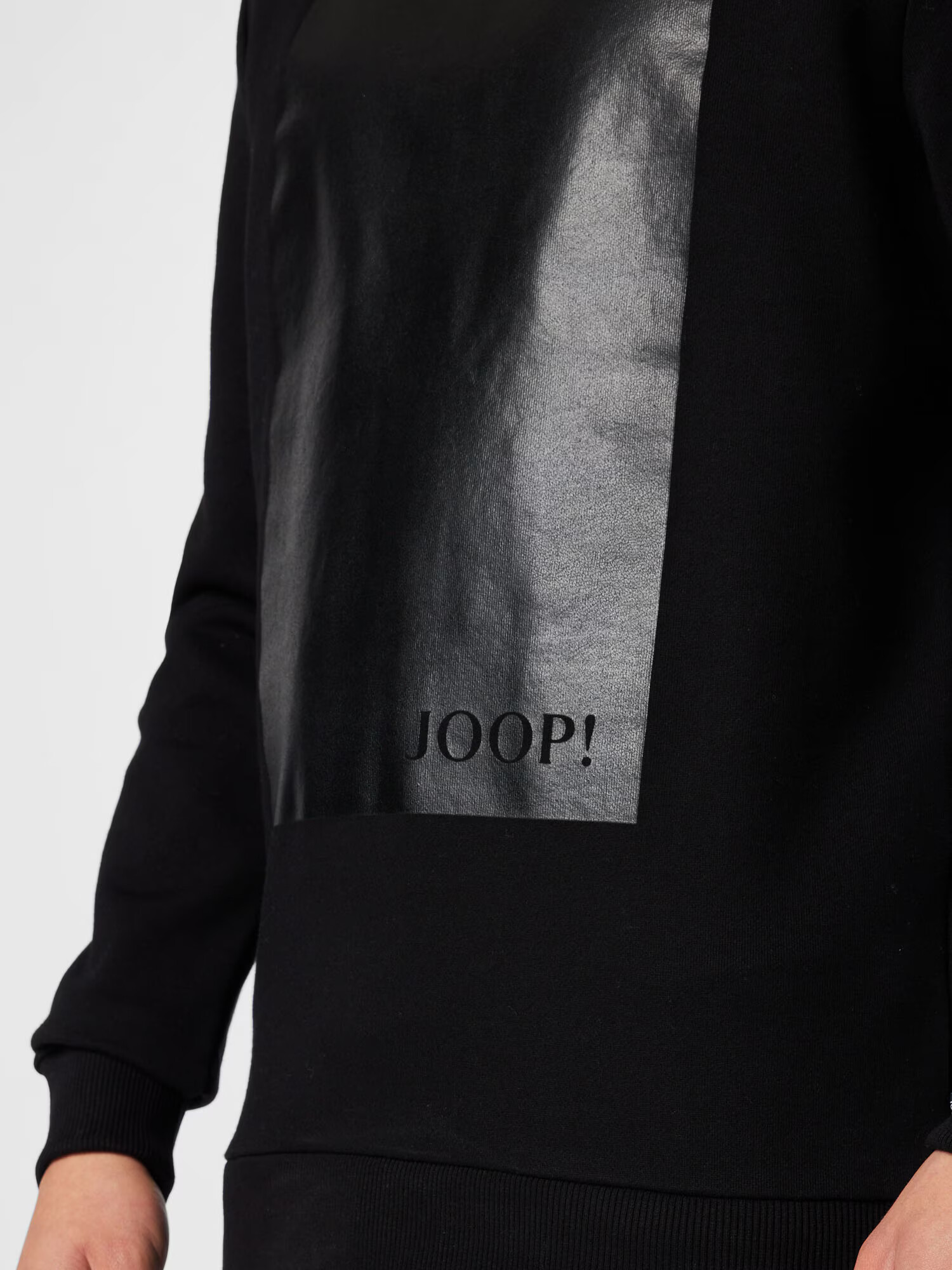 JOOP! Bluză de molton 'Sandor' negru - Pled.ro