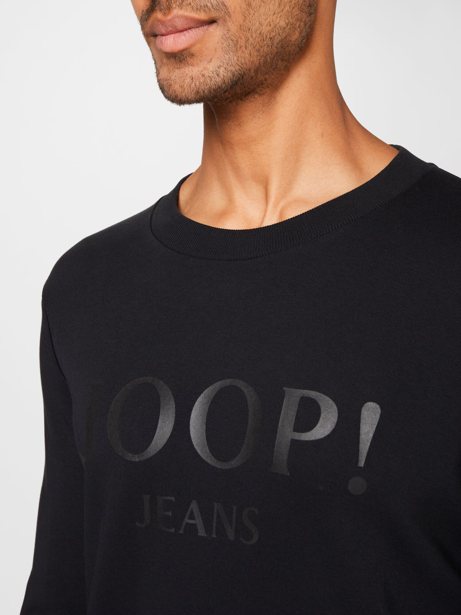 JOOP! Jeans Bluză de molton 'Alfred' gri / gri închis / negru - Pled.ro