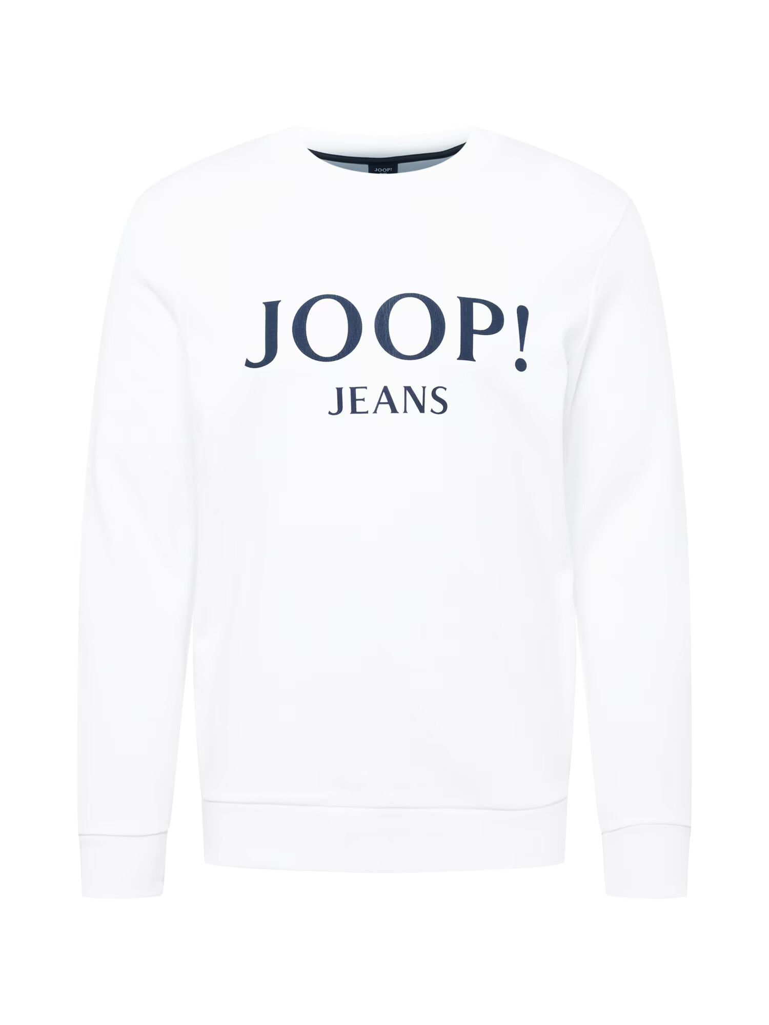 JOOP! Jeans Bluză de molton negru / alb - Pled.ro