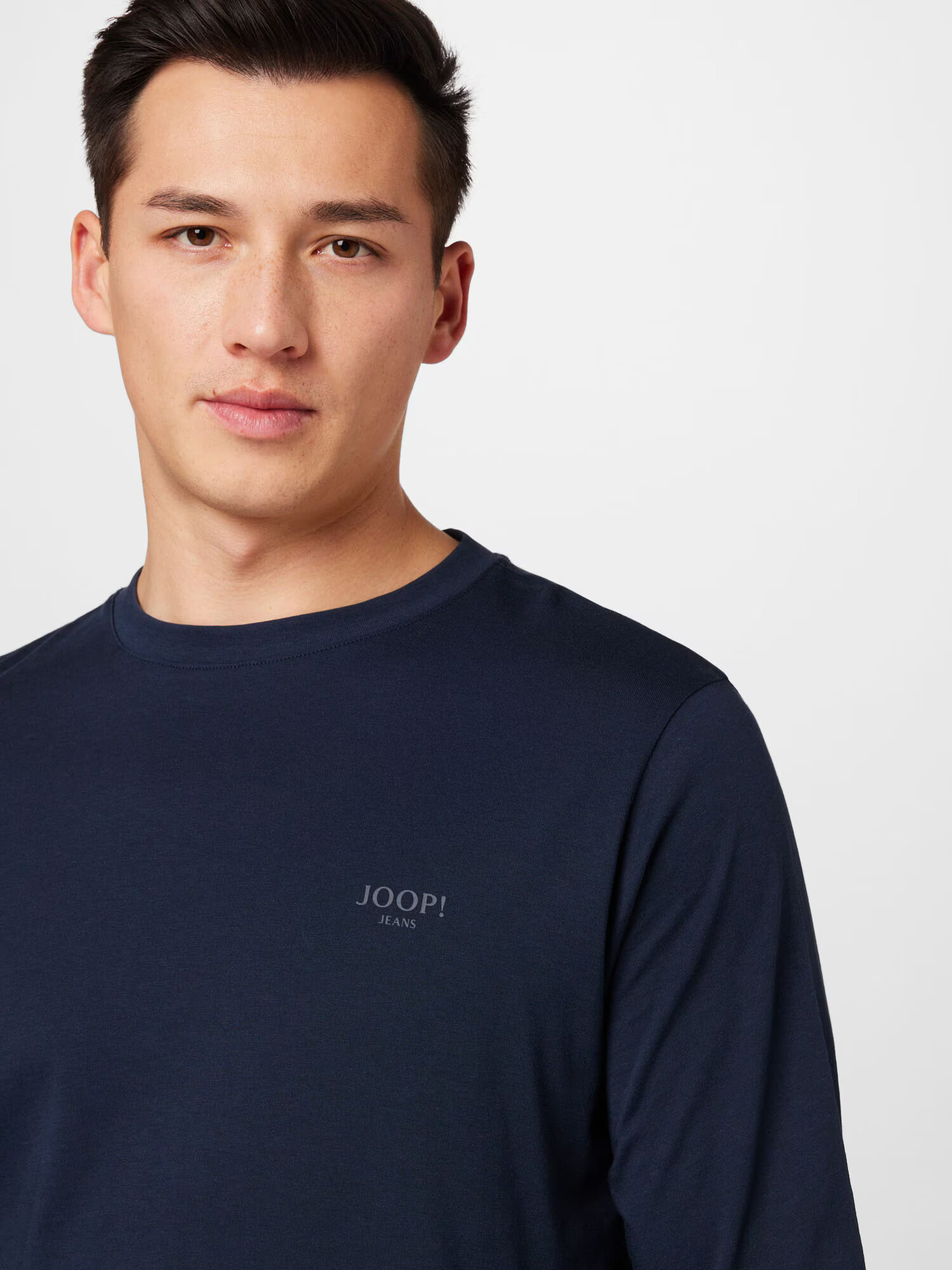 JOOP! Jeans Tricou 'Alphis' albastru marin / gri - Pled.ro