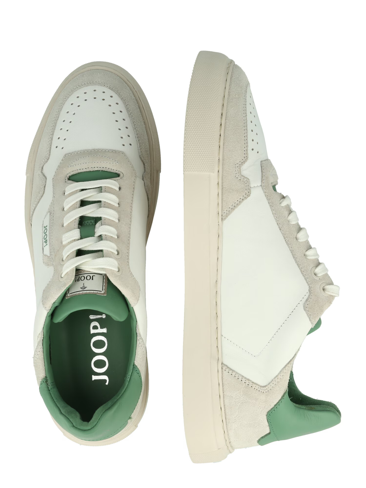 JOOP! Sneaker low bej / verde / alb - Pled.ro