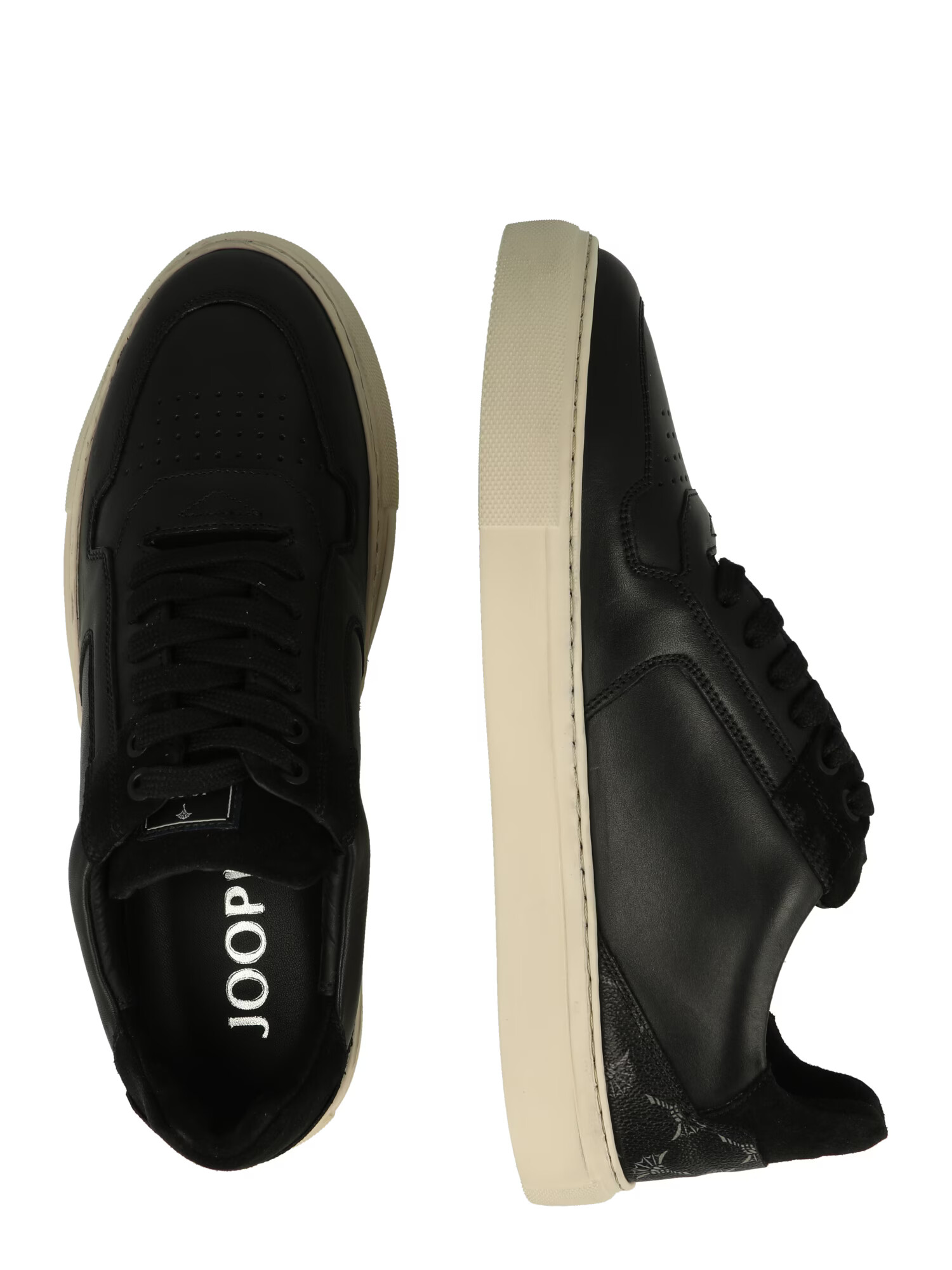 JOOP! Sneaker low 'Coralie' alb kitt / negru - Pled.ro