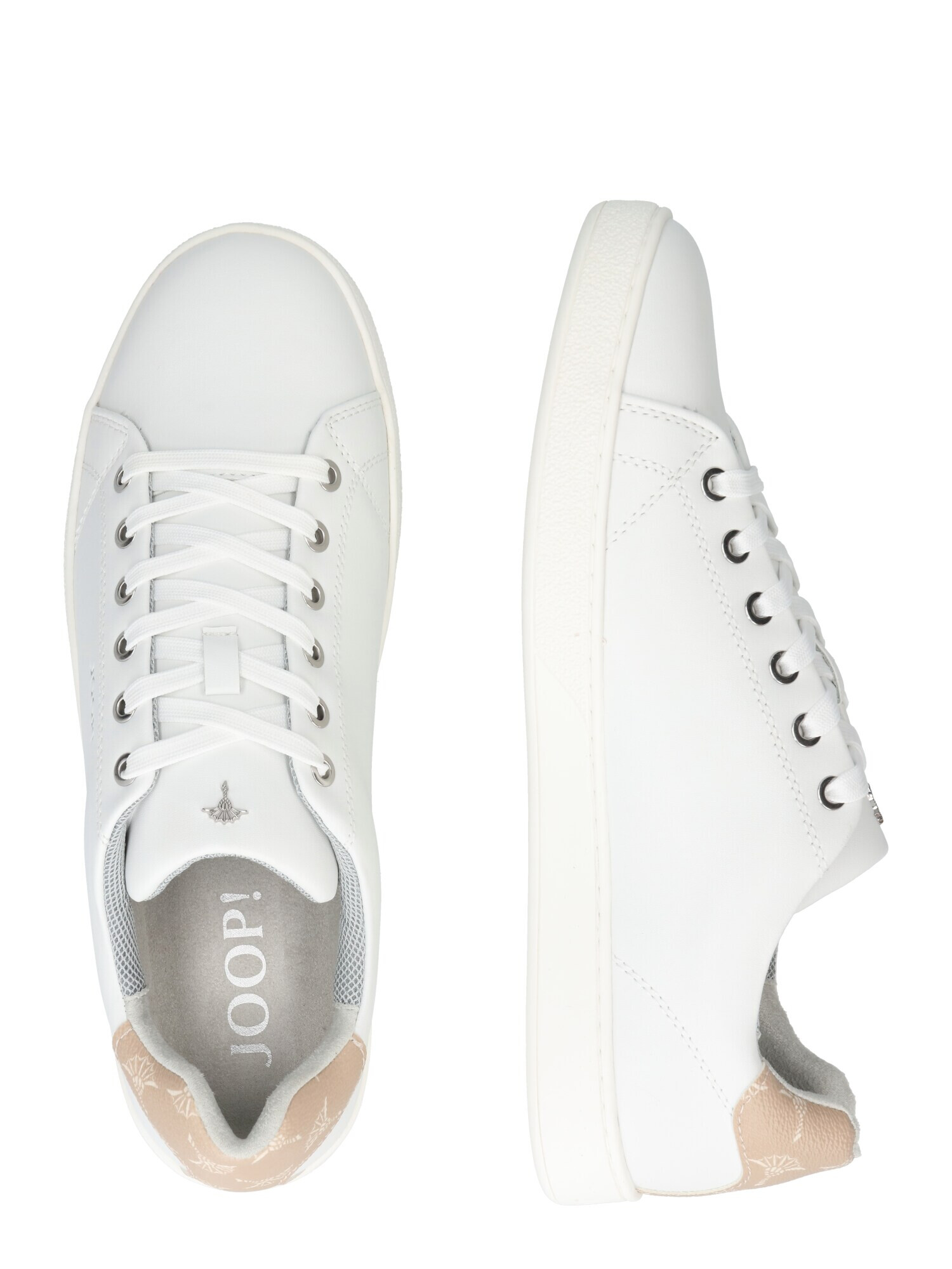 JOOP! Sneaker low 'Cortina Fine Strada' bej / alb - Pled.ro