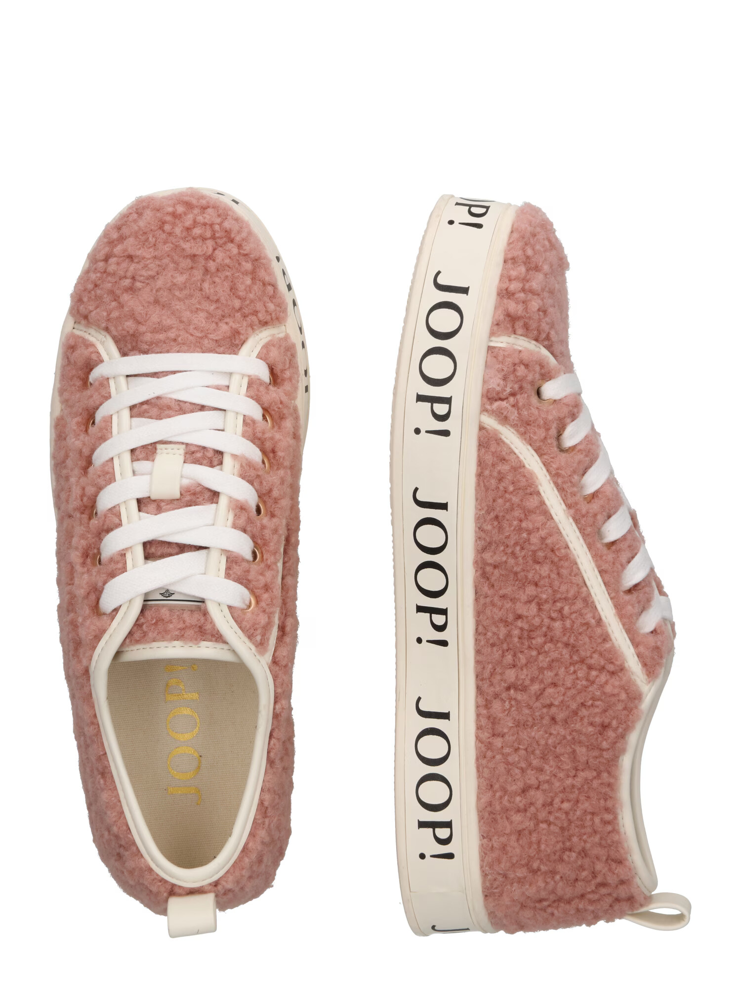 JOOP! Sneaker low 'Peluche Jil' rosé / negru - Pled.ro