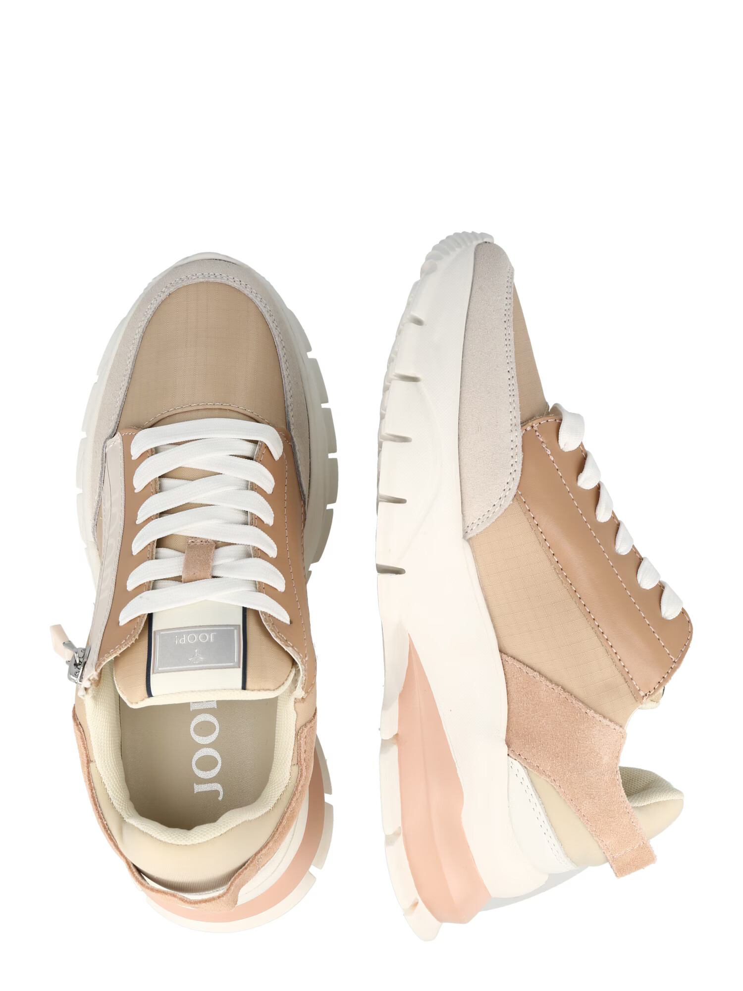 JOOP! Sneaker low 'Tela' bej / crem / culoarea pielii / gri - Pled.ro