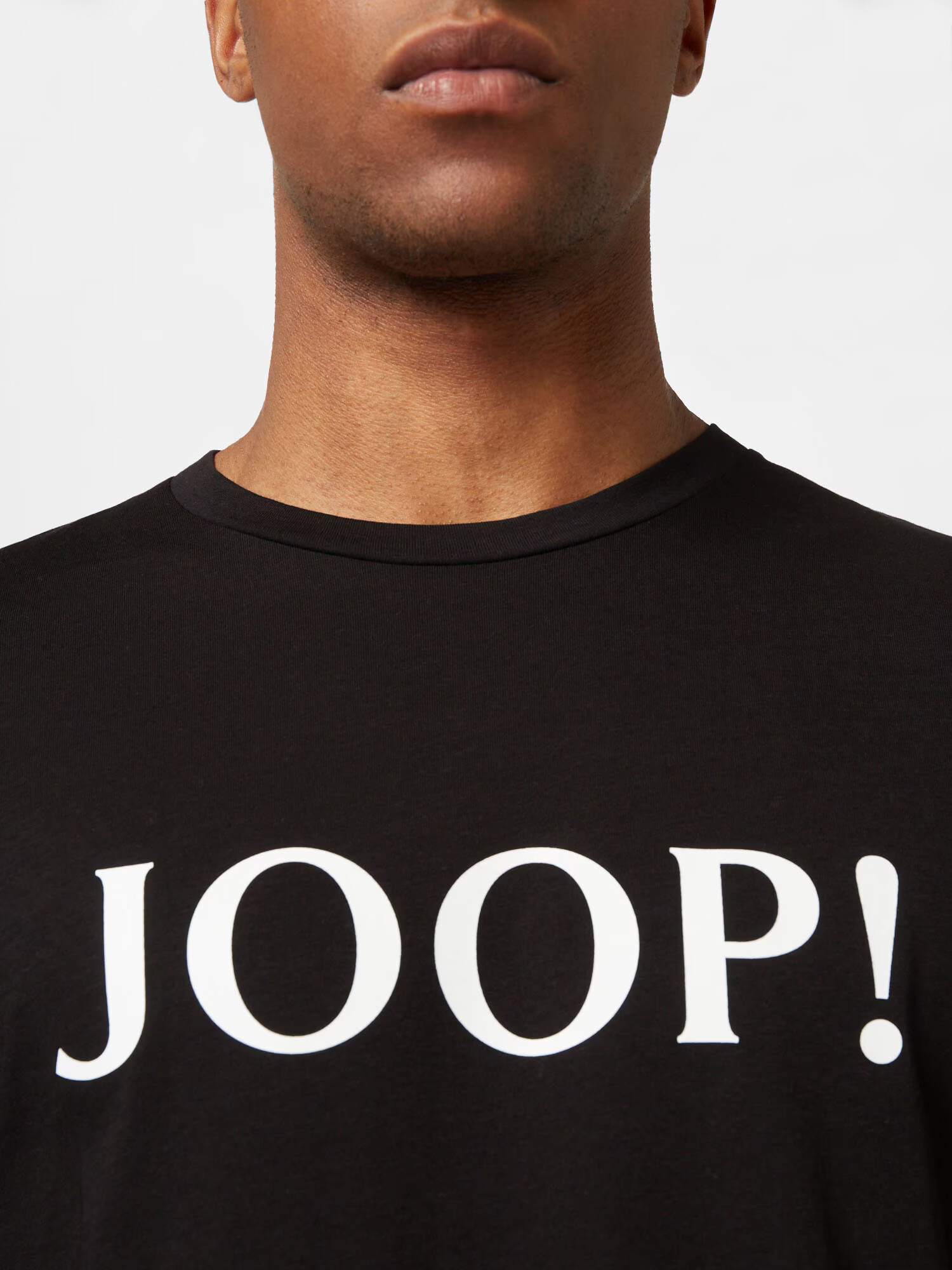 JOOP! Tricou 'Alerio' negru / alb - Pled.ro