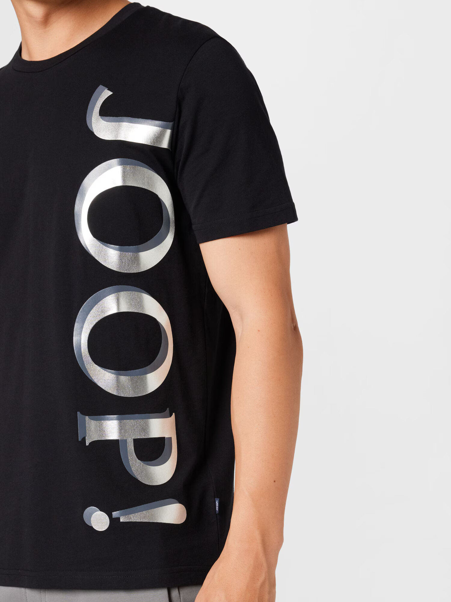 JOOP! Tricou gri / gri argintiu / negru - Pled.ro