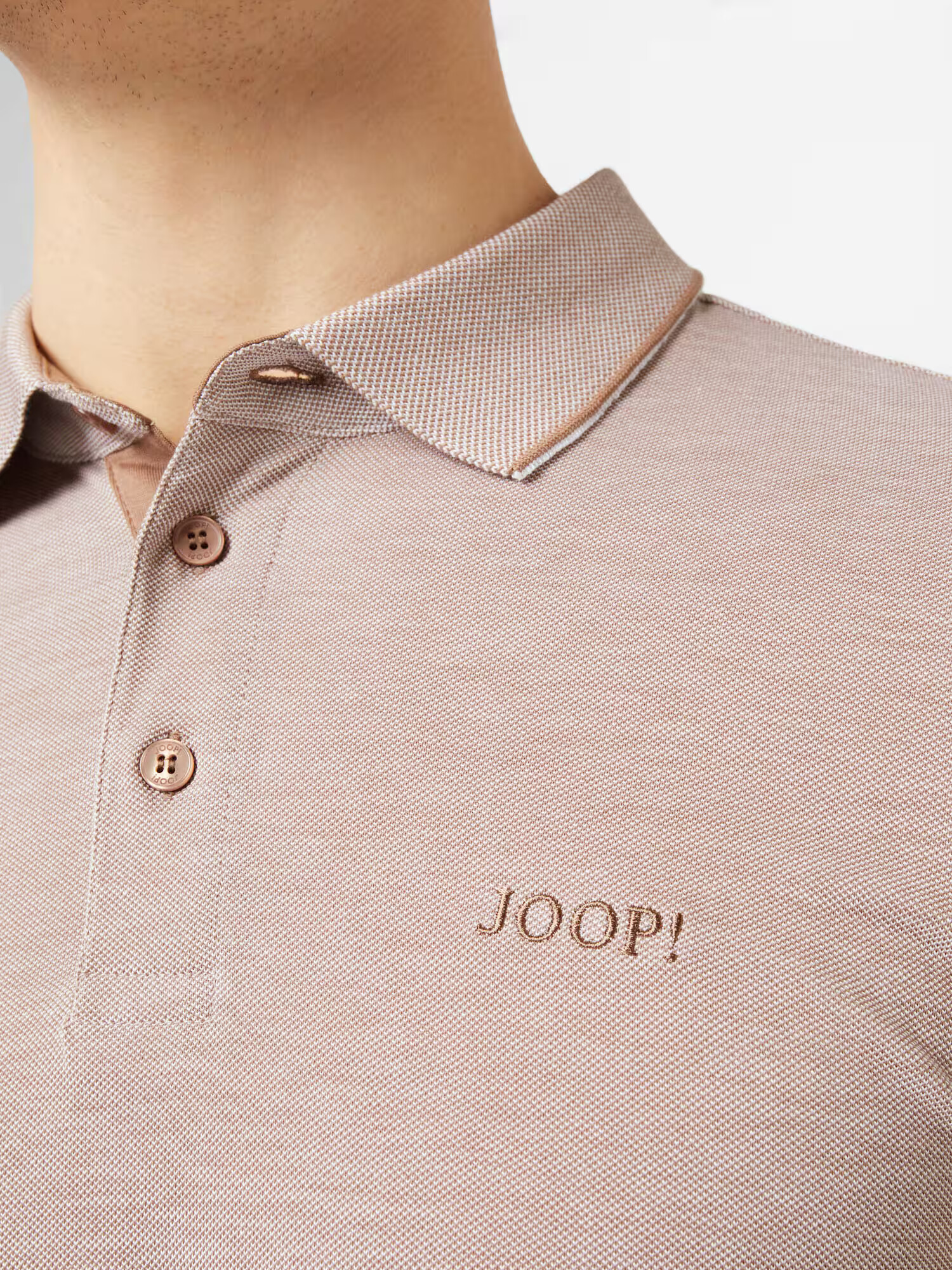 JOOP! Tricou 'Percy' maro coniac / maro deschis - Pled.ro