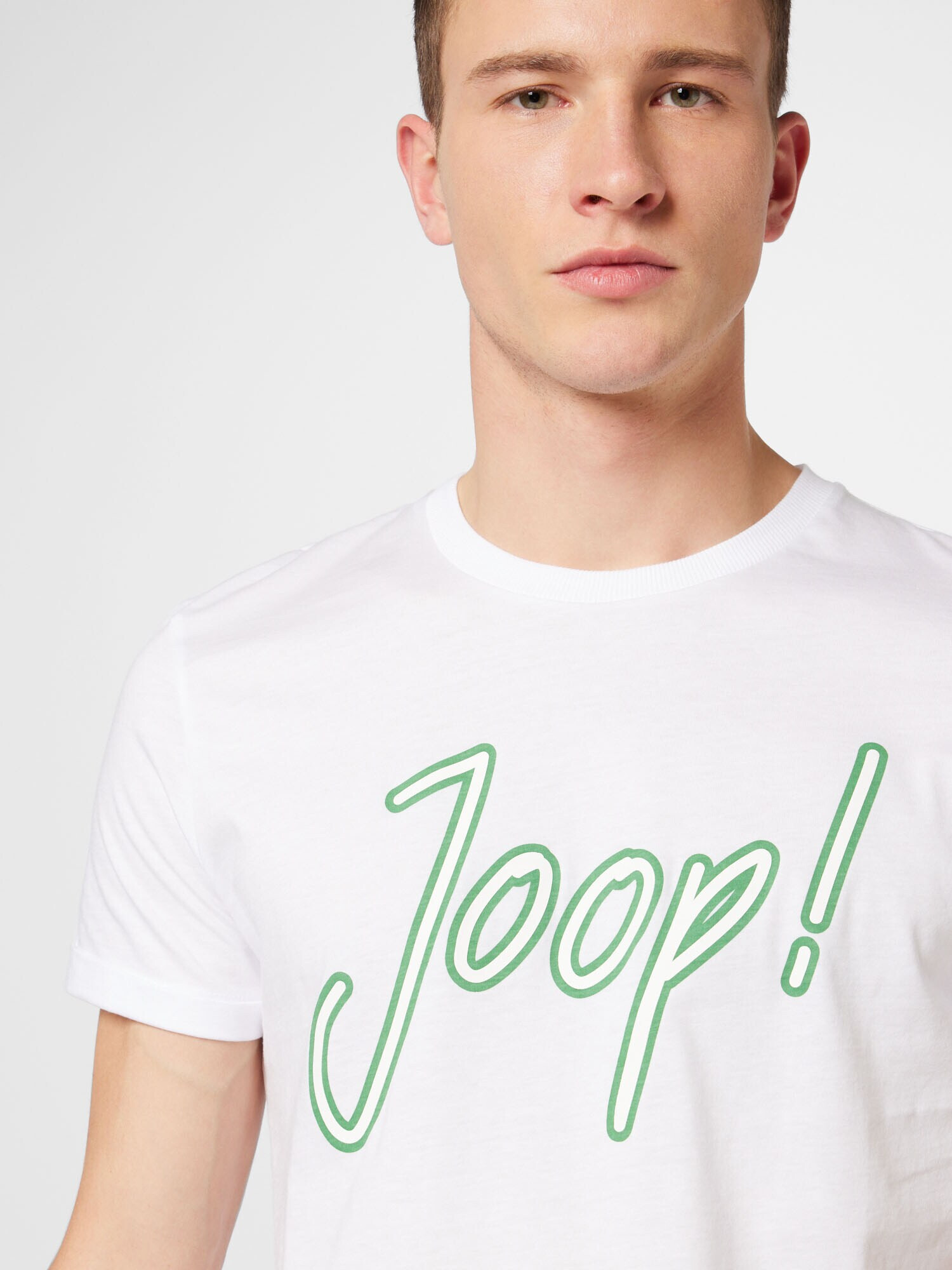 JOOP! Tricou verde / alb - Pled.ro