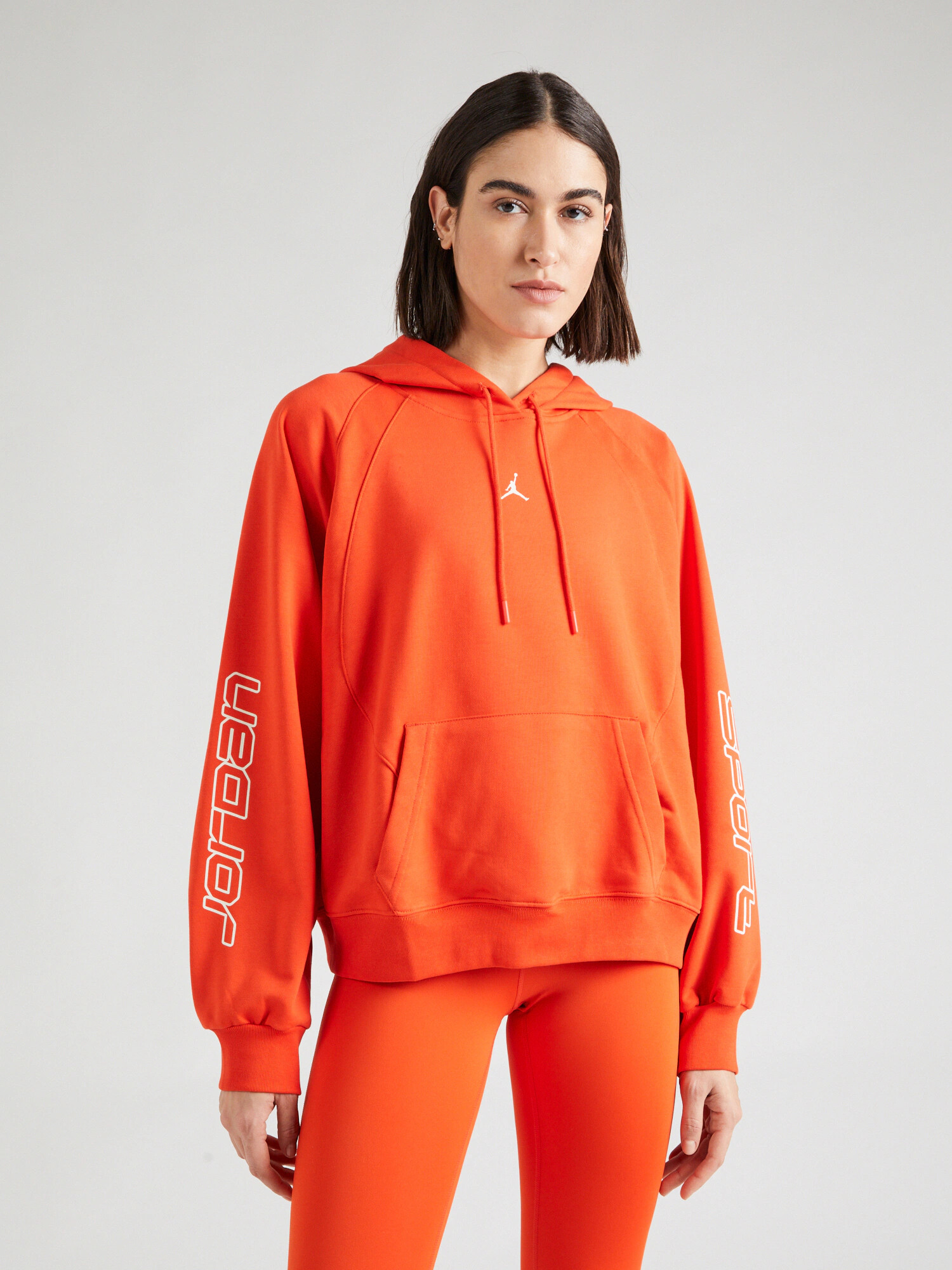 Jordan Hanorac sport roșu orange / alb - Pled.ro