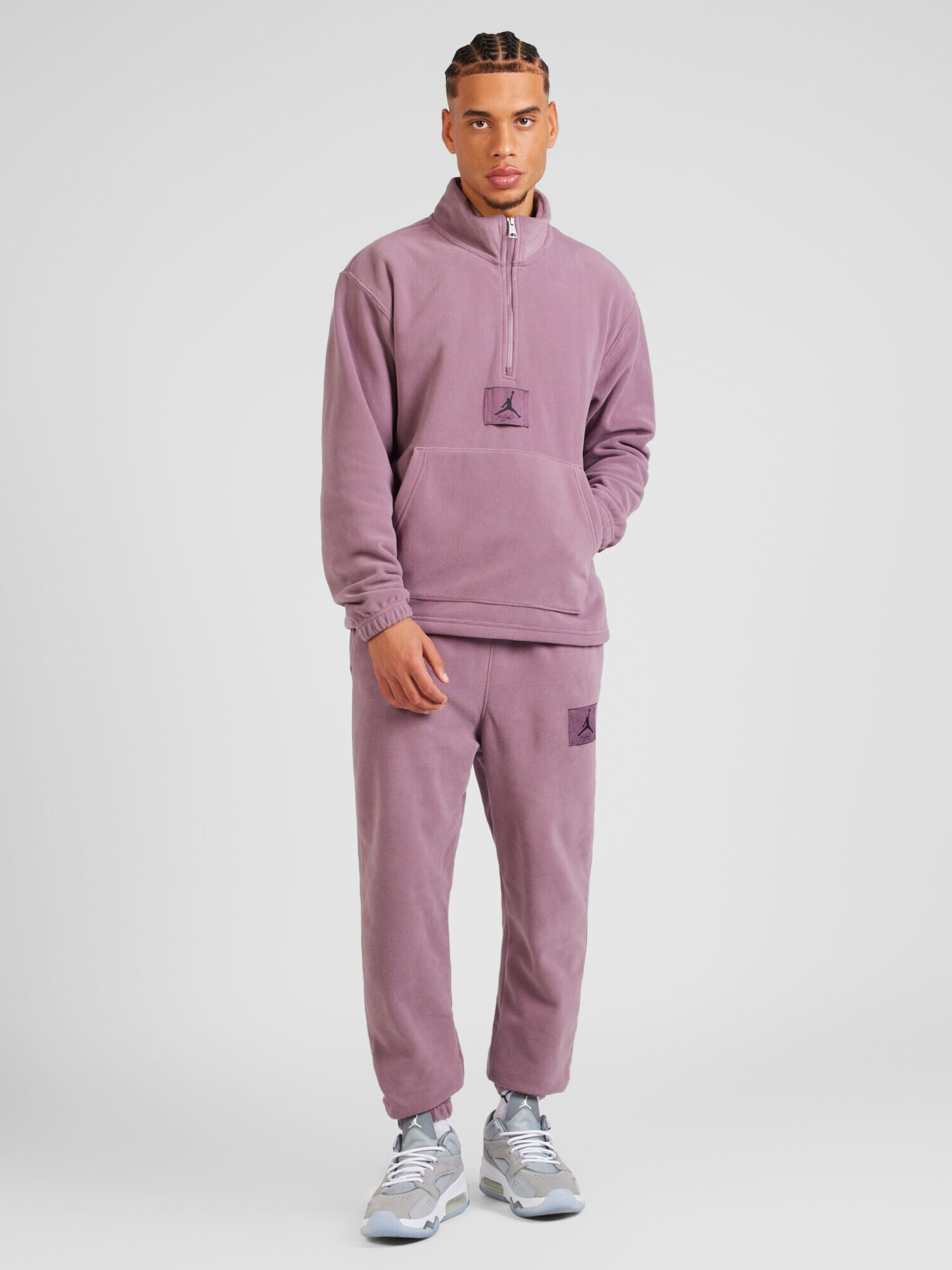 Jordan Pantaloni 'Essential' mauve / negru - Pled.ro