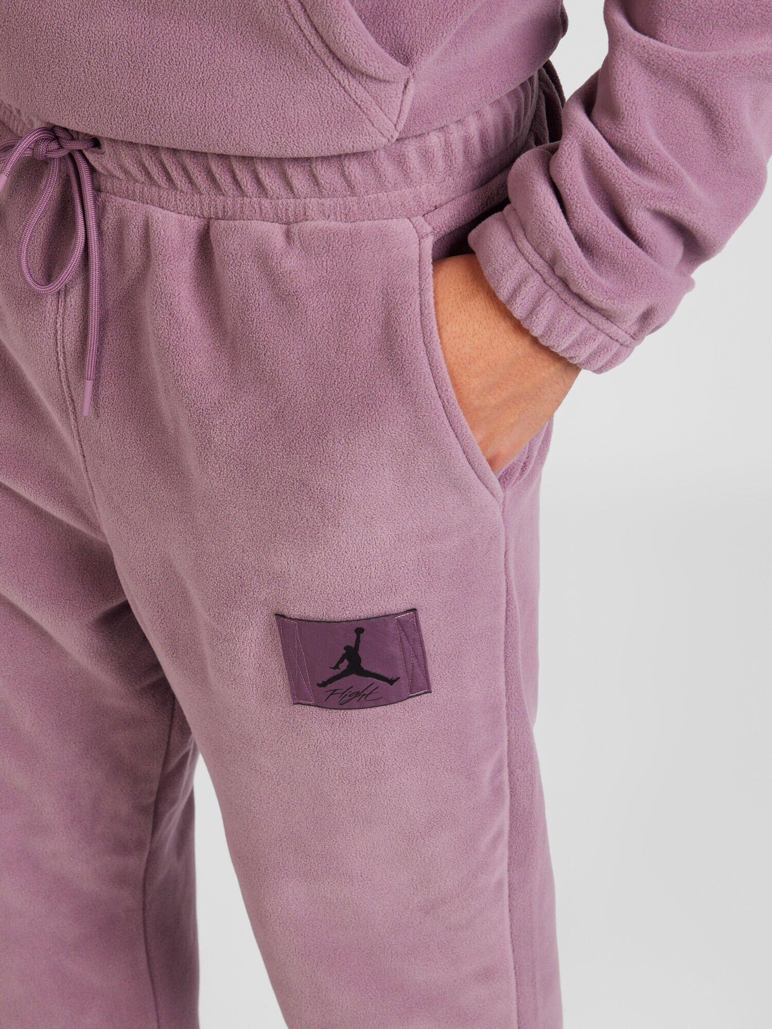 Jordan Pantaloni 'Essential' mauve / negru - Pled.ro