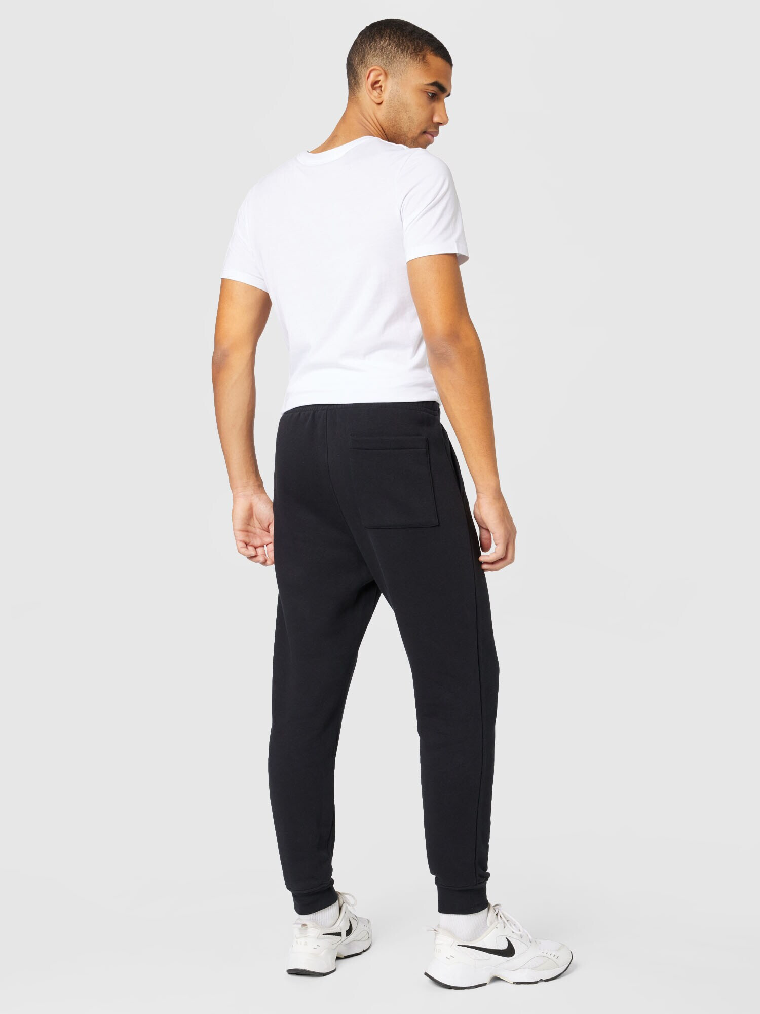 Jordan Pantaloni negru / alb - Pled.ro