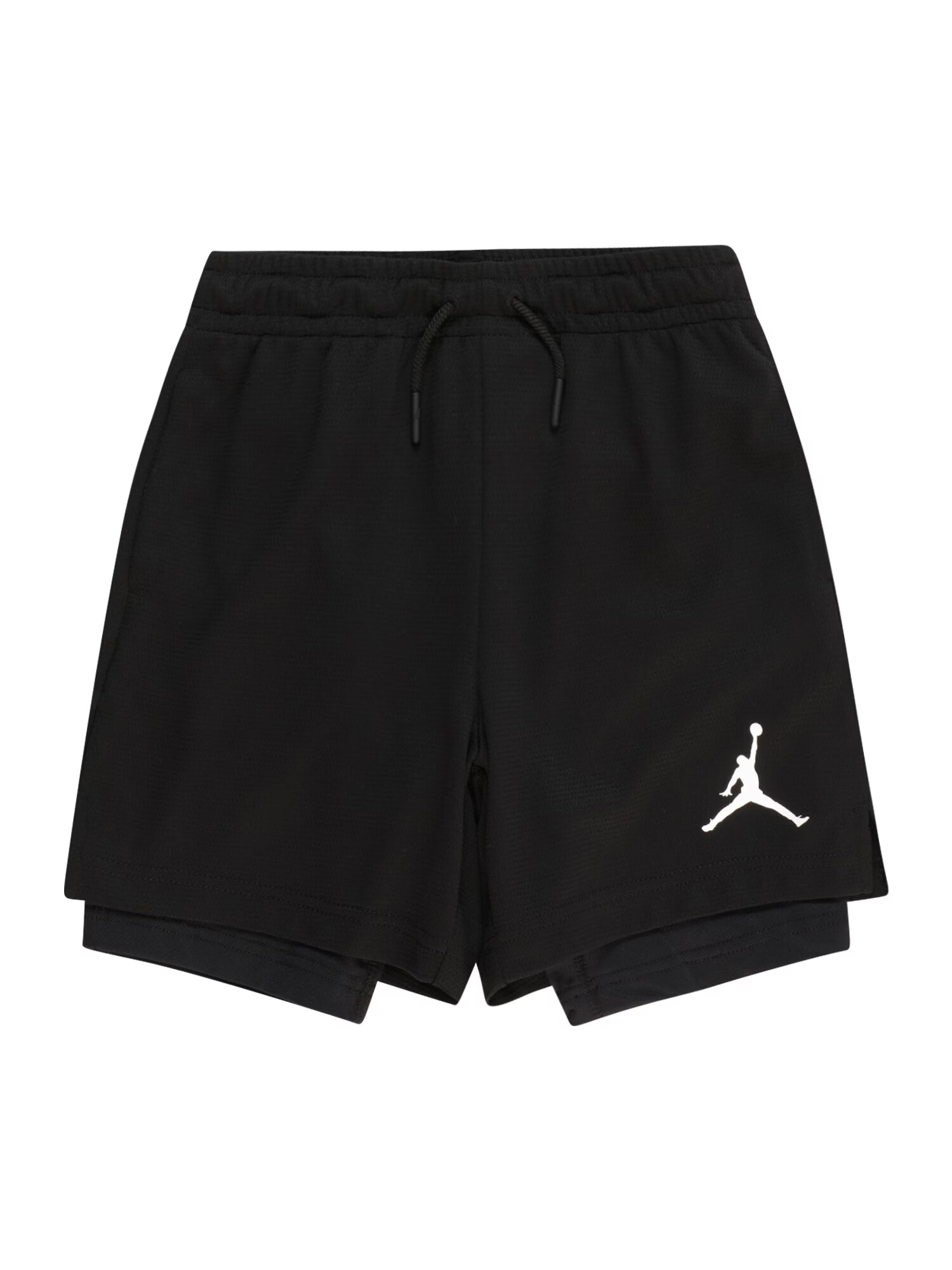 Jordan Pantaloni sport negru / alb - Pled.ro