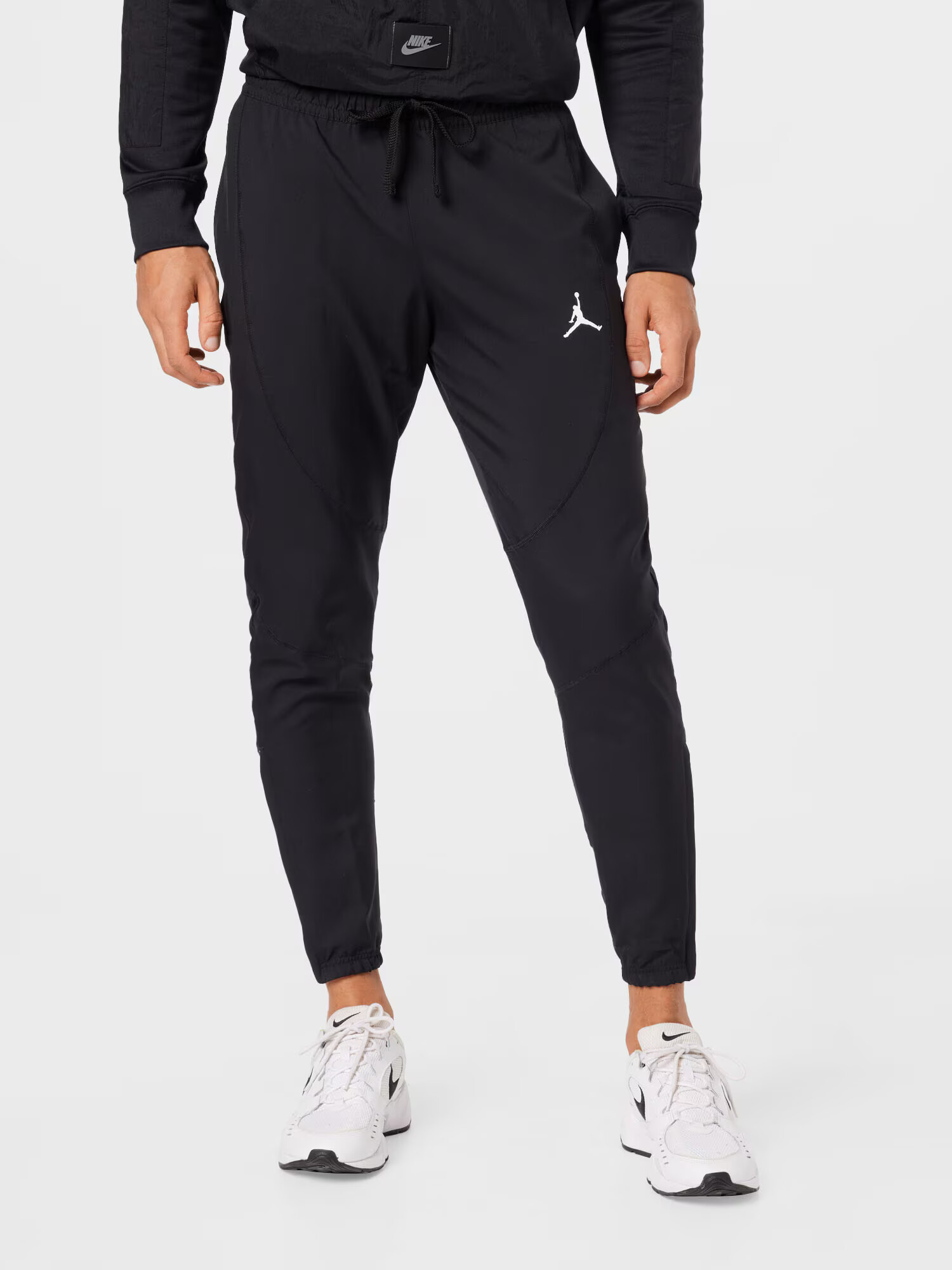 Jordan Pantaloni sport 'Diamond' negru / alb - Pled.ro