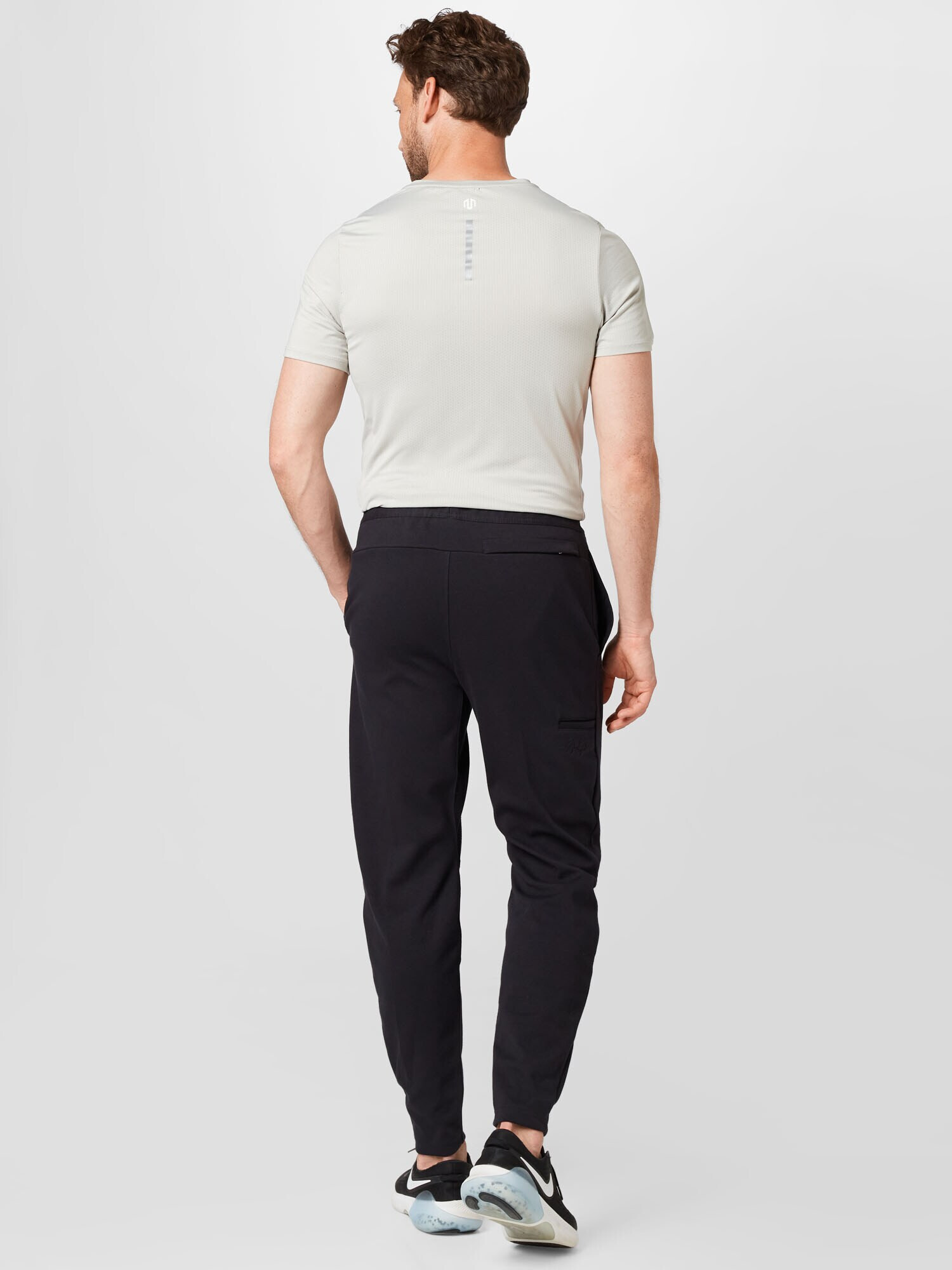 Jordan Pantaloni sport roși aprins / negru - Pled.ro