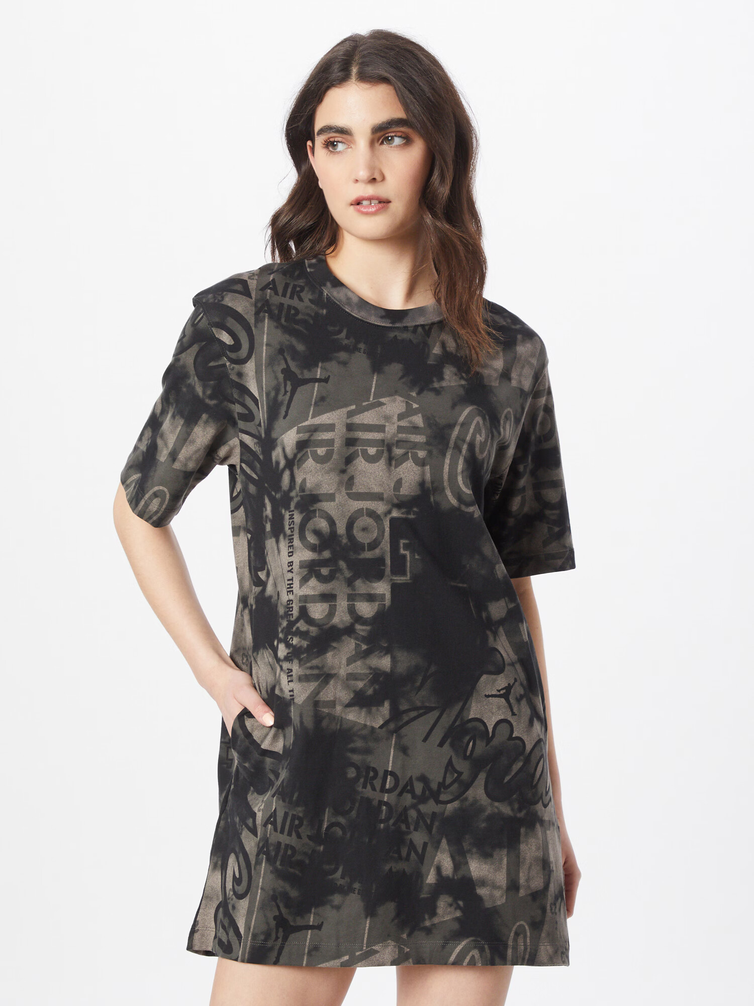 Jordan Rochie gri / oliv / negru - Pled.ro