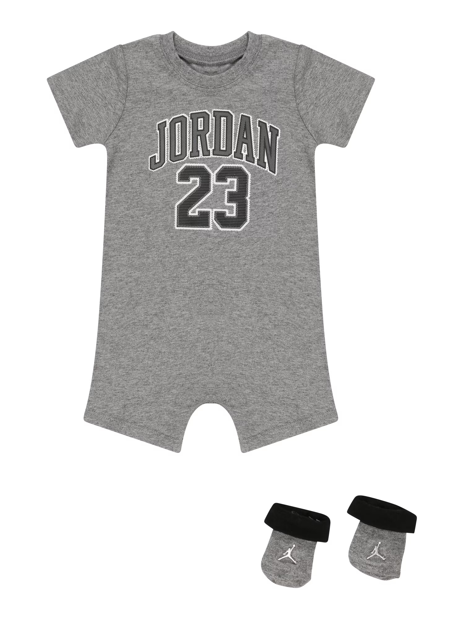 Jordan Set gri amestecat / negru / alb - Pled.ro