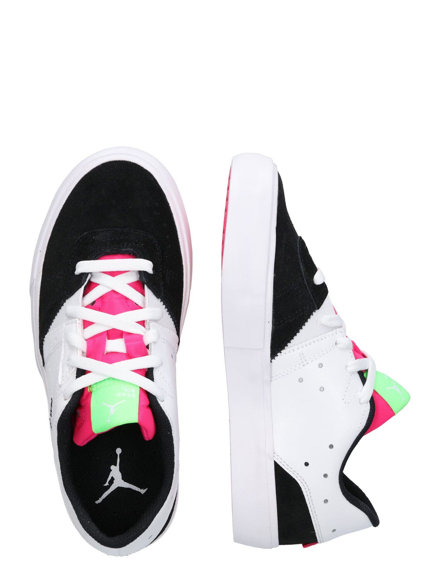 Jordan Sneaker low 'SERIES .05' verde neon / roz neon / negru / alb - Pled.ro