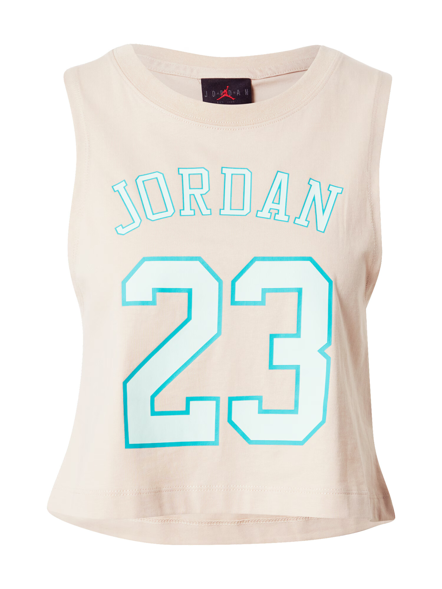 Jordan Top 'HERITAGE' bej / albastru aqua / alb - Pled.ro