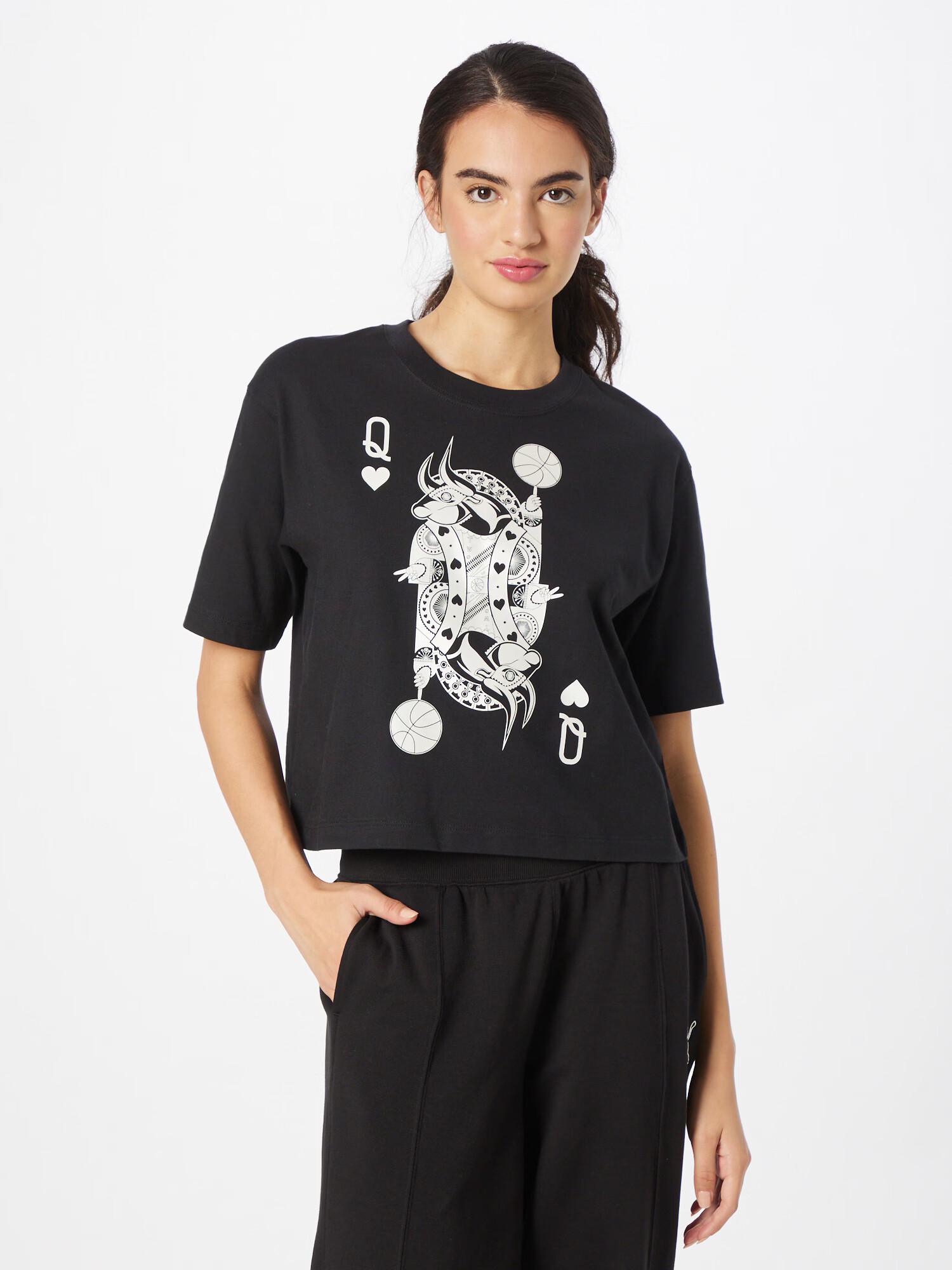 Jordan Tricou 'FLIGHT' negru / alb - Pled.ro