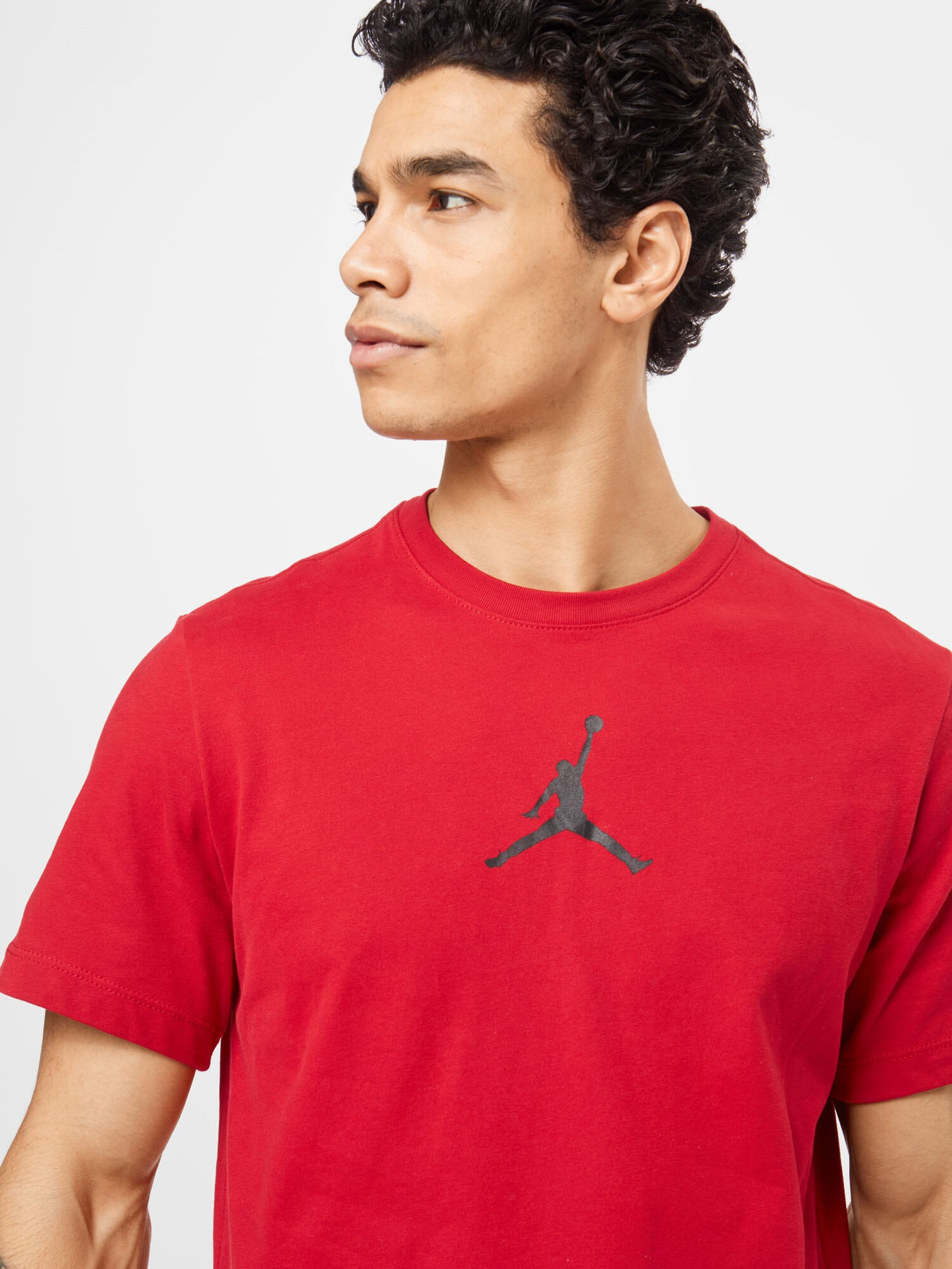 Jordan Tricou 'Jumpman' gri metalic / roșu - Pled.ro