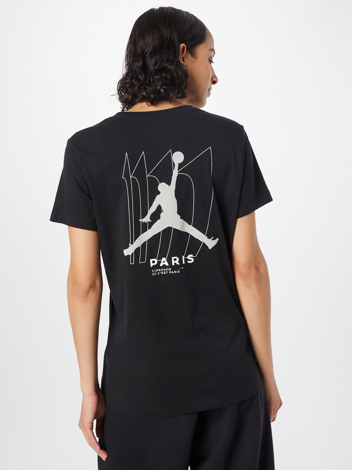 Jordan Tricou negru / alb - Pled.ro