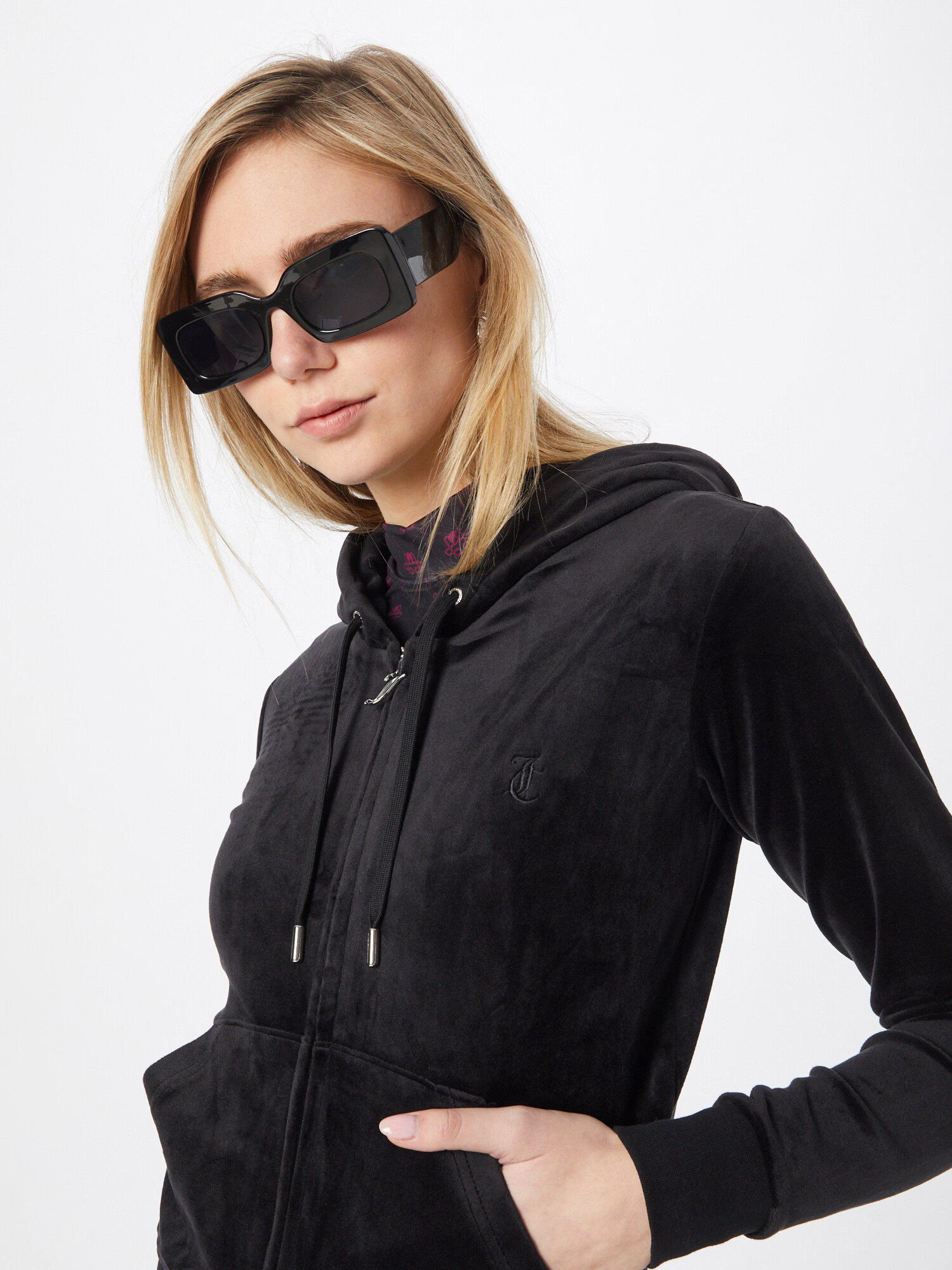 Juicy Couture Black Label Hanorac 'ROBERTSON' negru - Pled.ro