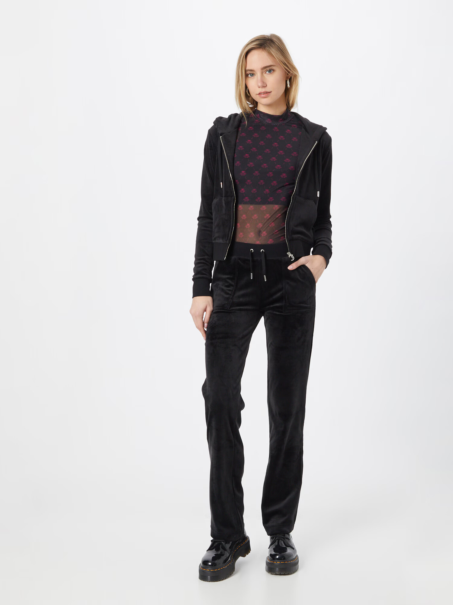 Juicy Couture Pantaloni 'DEL RAY' negru - Pled.ro