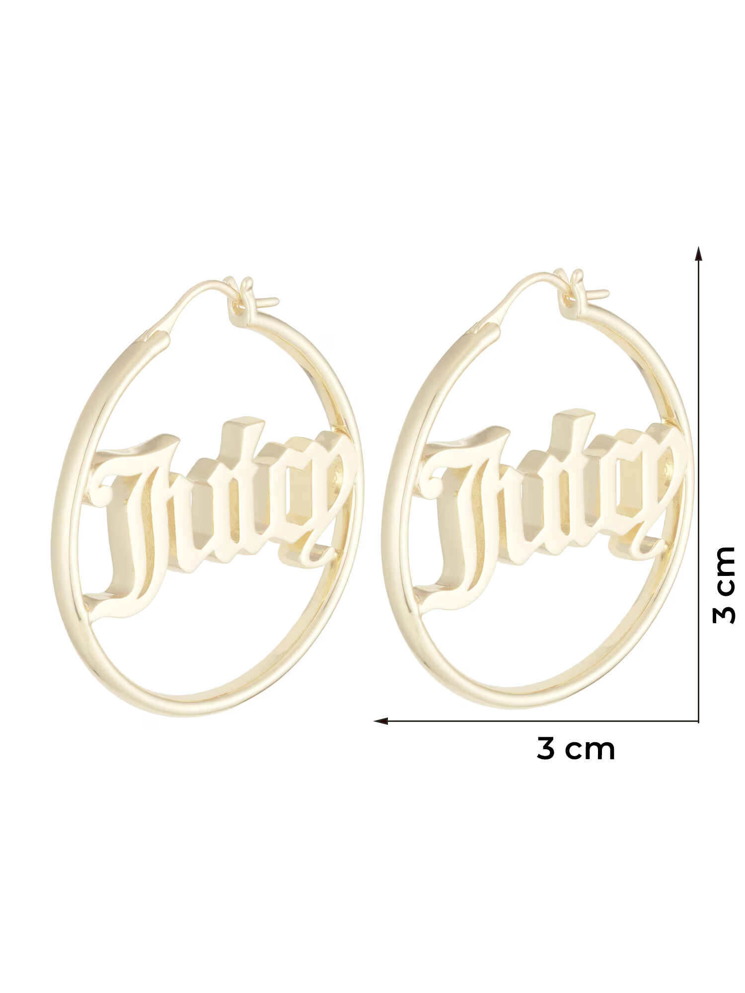 Juicy Couture Cercei auriu - Pled.ro