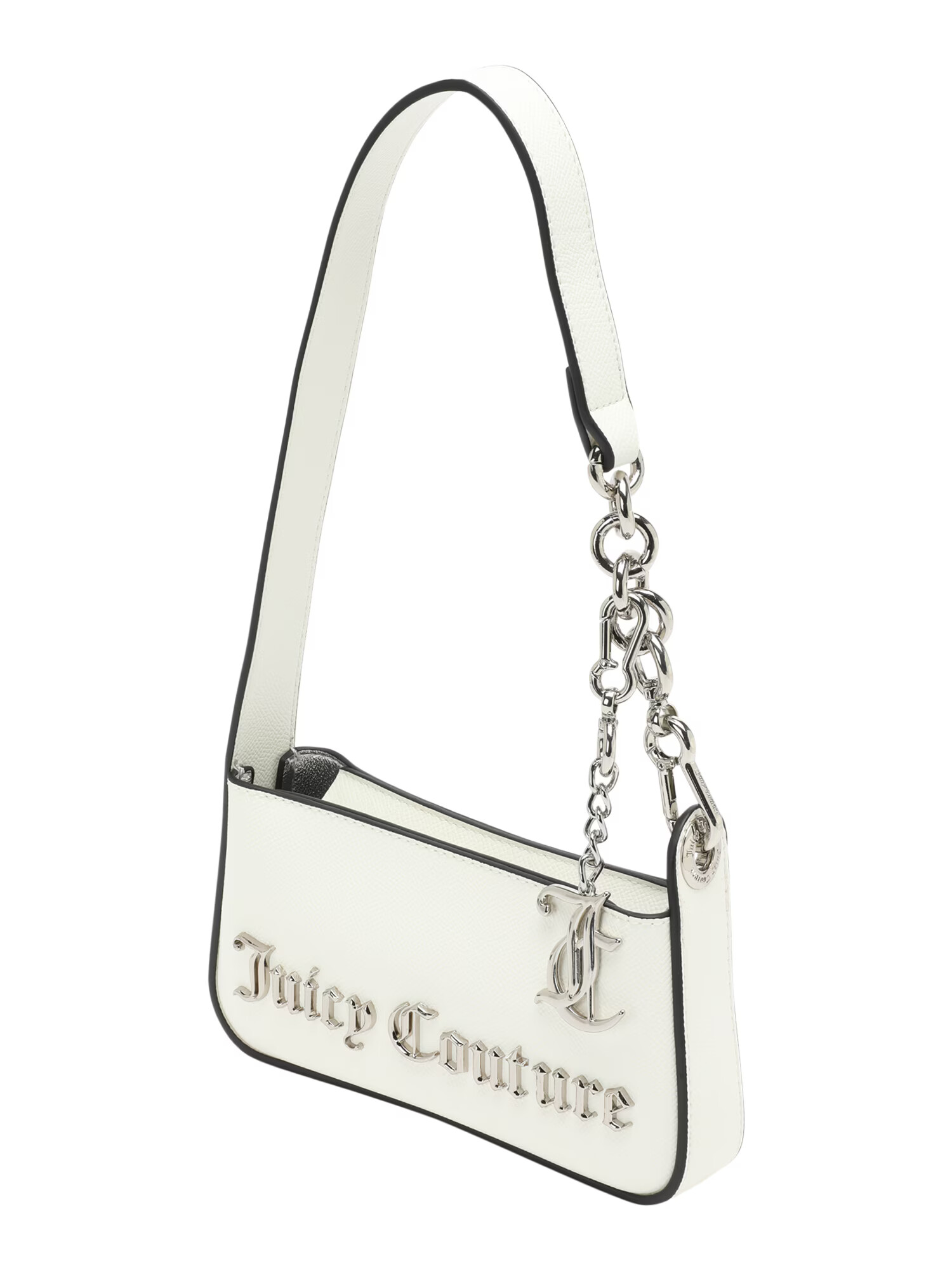 Juicy Couture Geantă de umăr 'Jasmine' negru / alb - Pled.ro